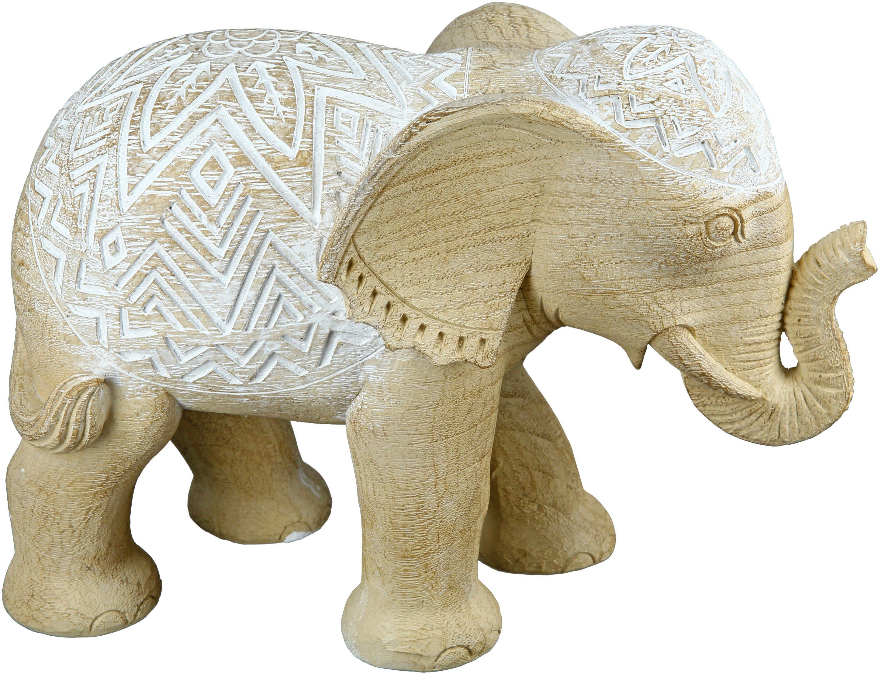 Casablanca by Gilde Dekofigur Tierfigur Elefant Morani, natur (1 St), natur