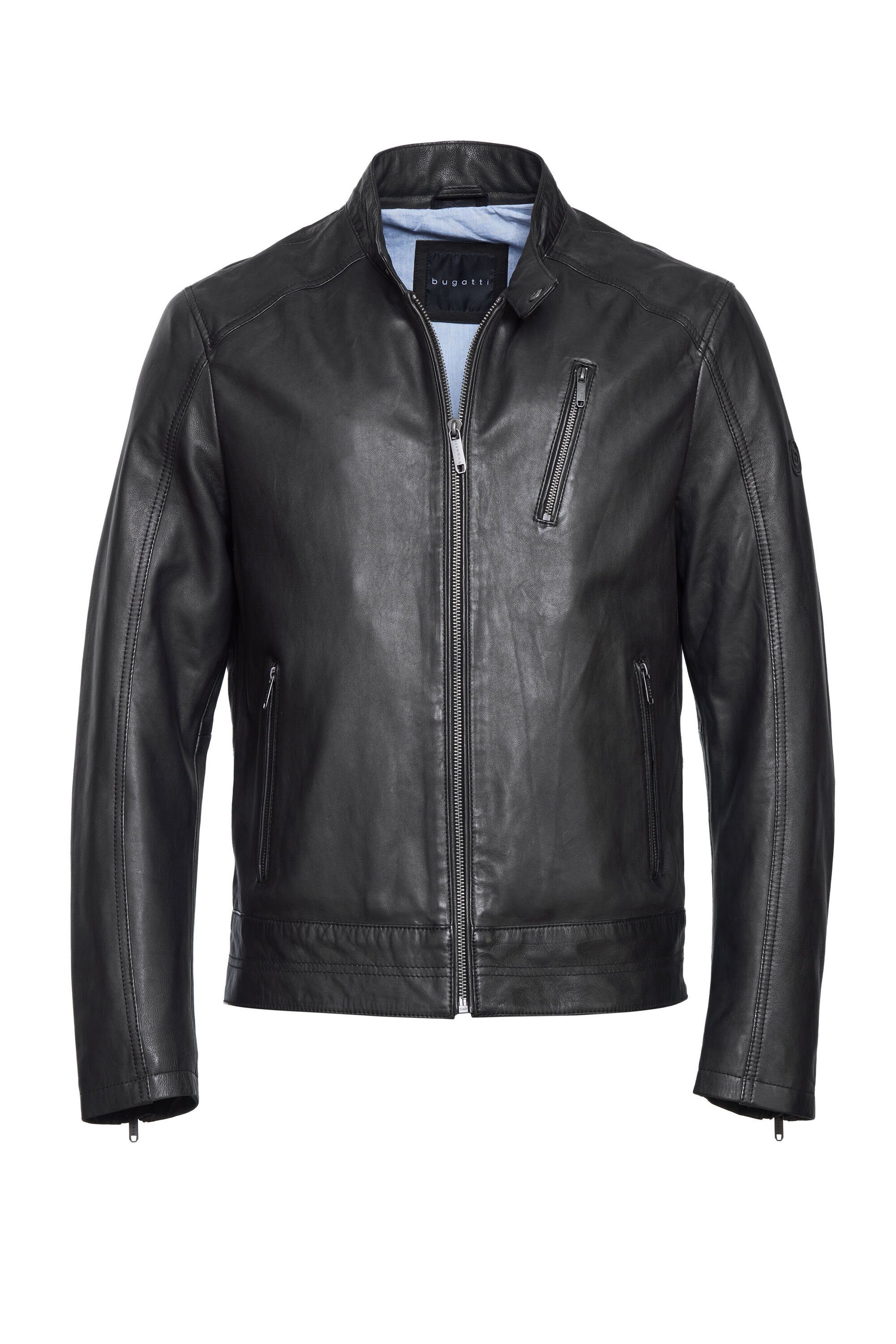 bugatti Lederjacke BURUBIO (1-St) mit Reißverschluss günstig online kaufen