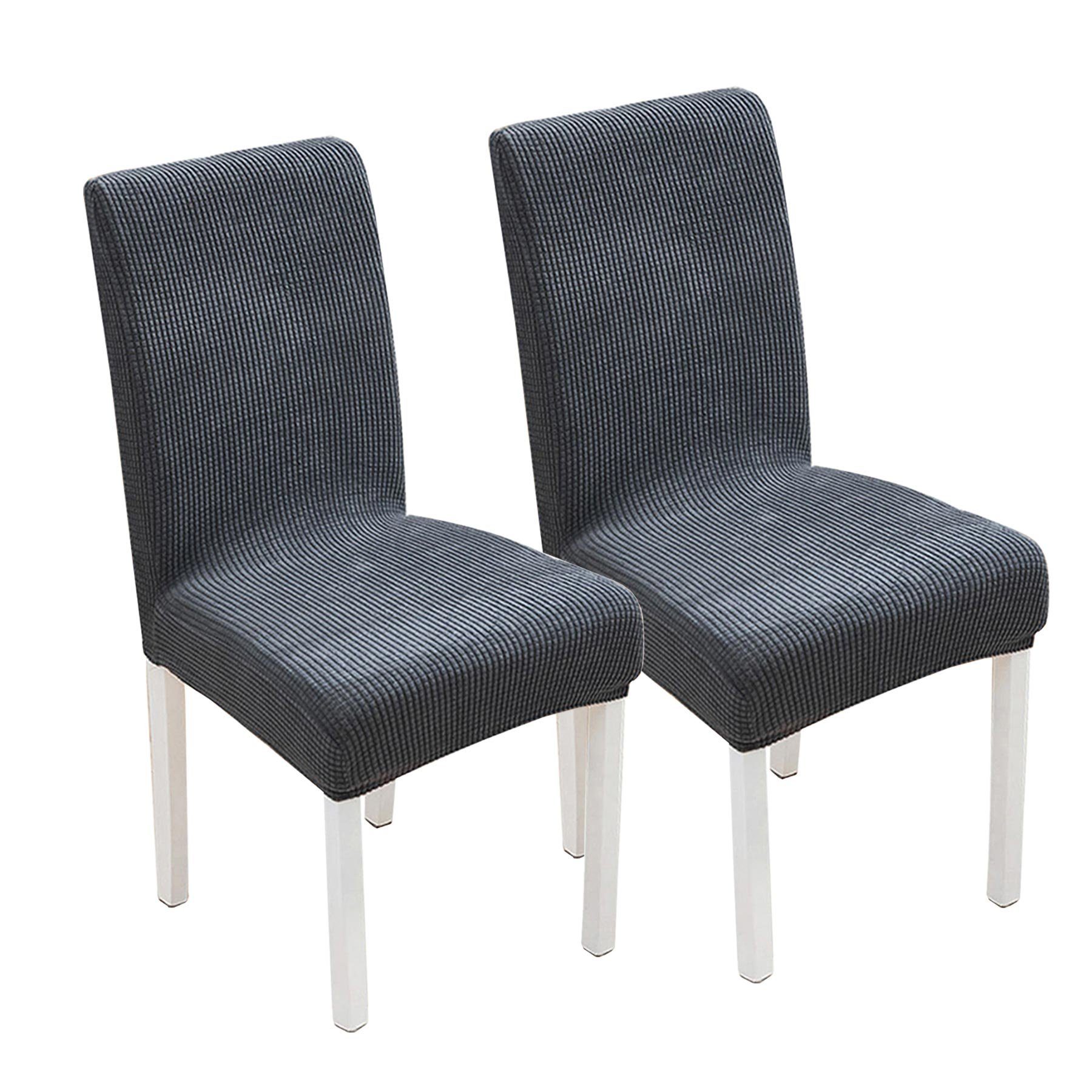 Simloveve Sitzflächenhusse Hochwertiger Stuhlbezug Stretch Stuhl günstig online kaufen