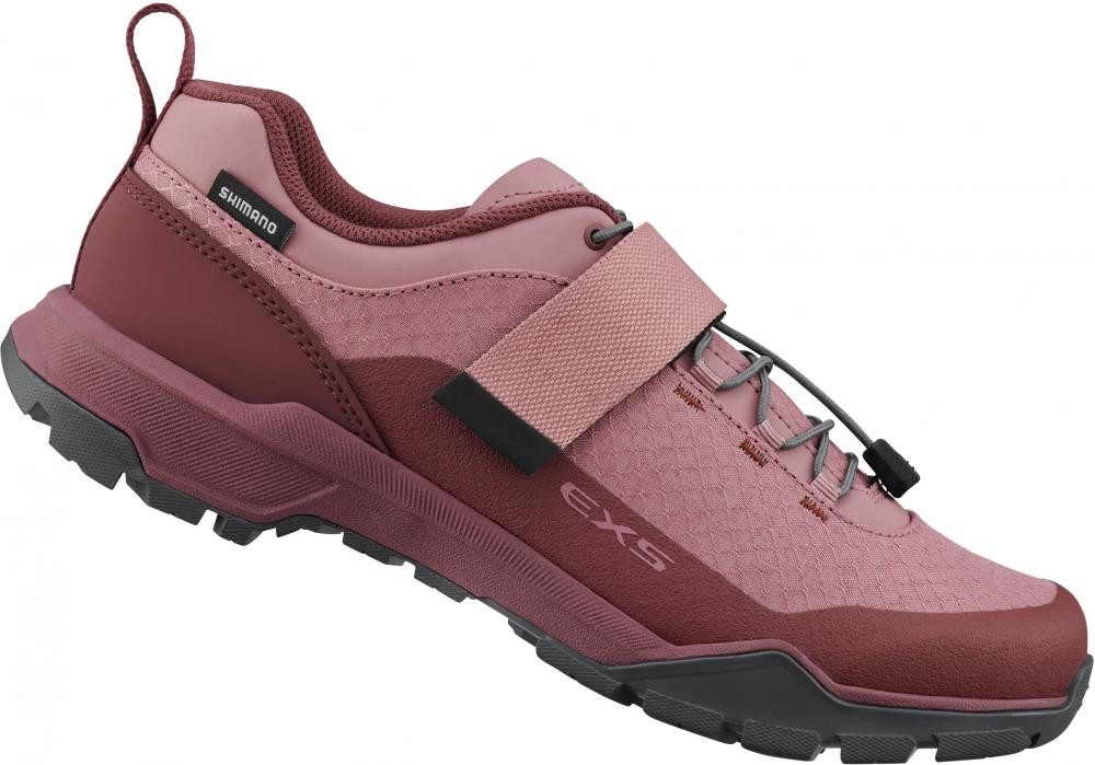 Shimano SHIMANO Fahrradschuhe EX500W Damen Touring SPD Fahrradschuhe 43 Rot Fahrradschuh