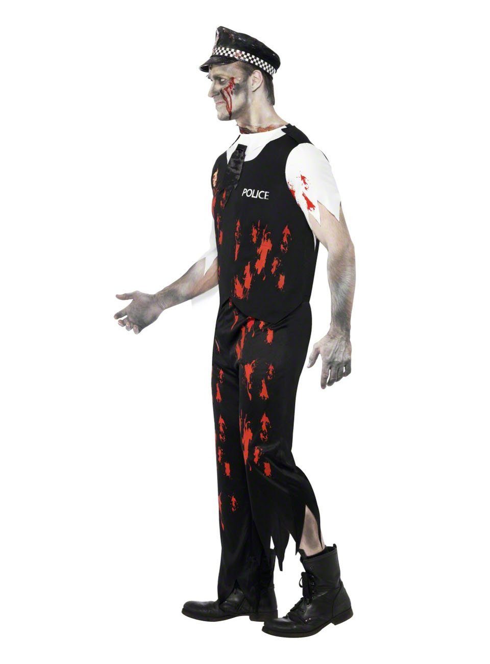 Smiffys Zombie-Kostüm Zombie Polizist