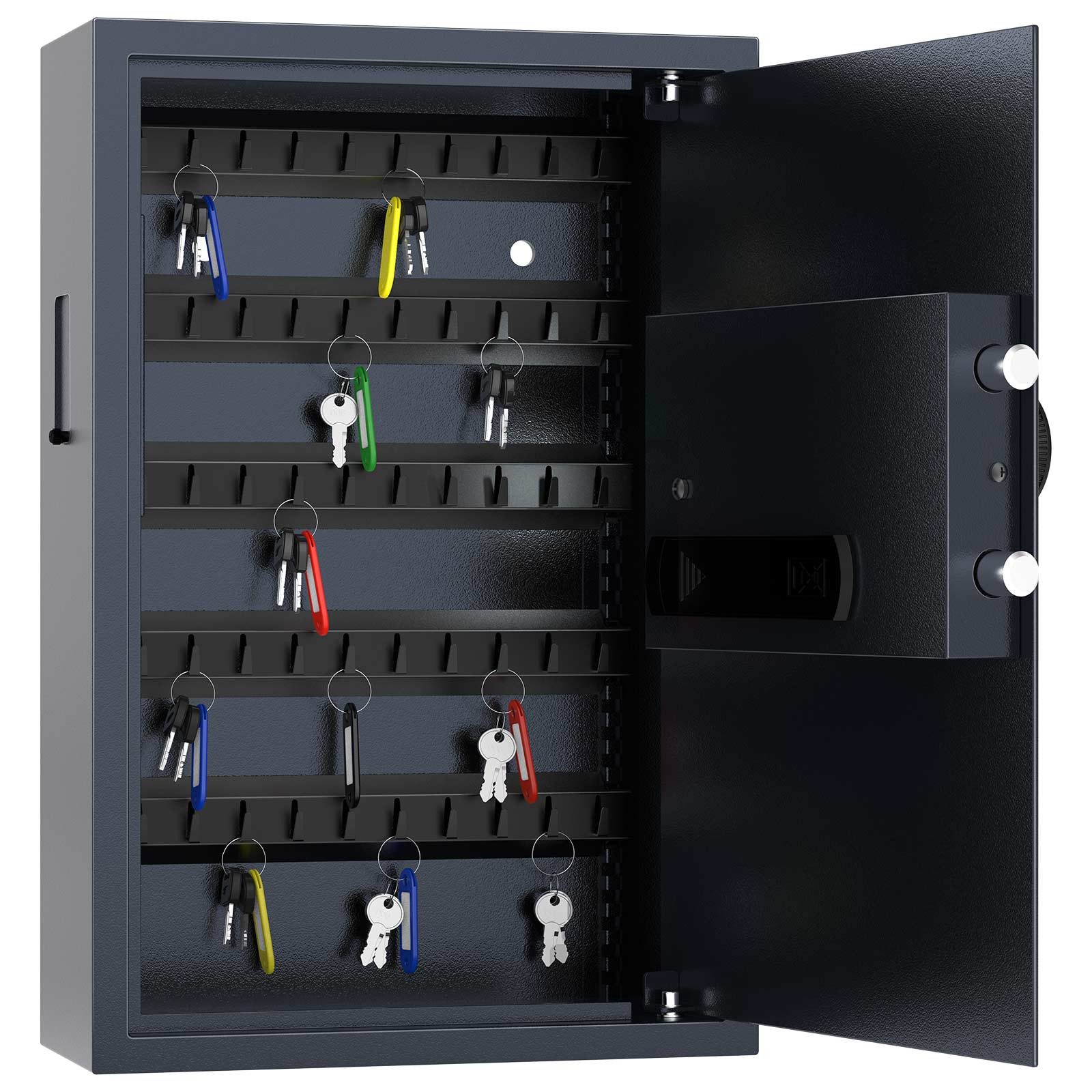 Profirst Schlüsseltresor LockGuard 50 Fingerprintschloss anthrazit