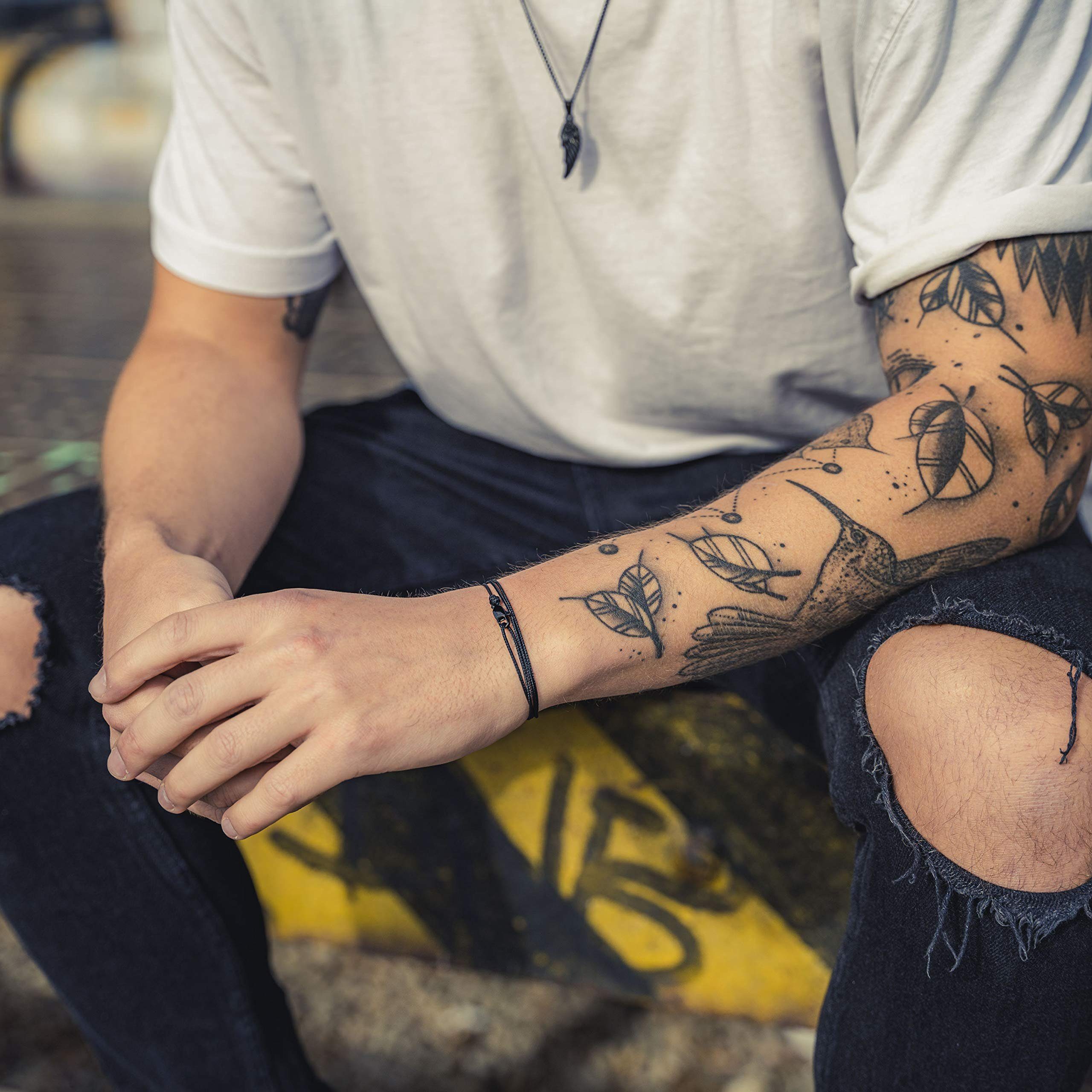 Made by Nami Wickelarmband Buchstaben-Armband Personalisiert Damen Herren Mädchen Pärchen-Armband, Freundschaftsarmband Verstellbar - beste Freundin Geschenk