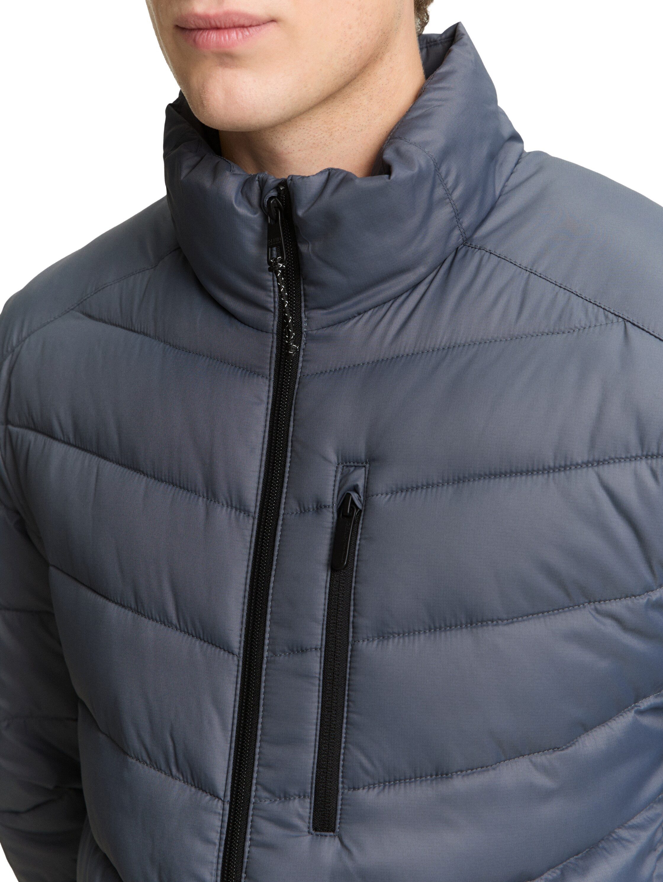 TOM TAILOR Denim Steppjacke mit Stehkragen