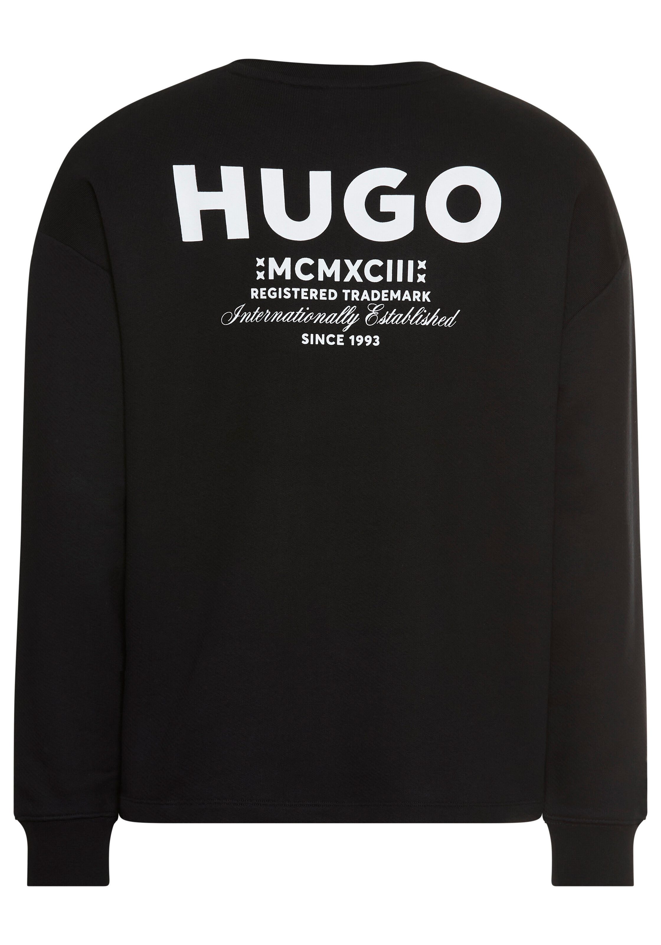 HUGO Sweatshirt Naviu mit Rückendruck – Bild 5 von 5