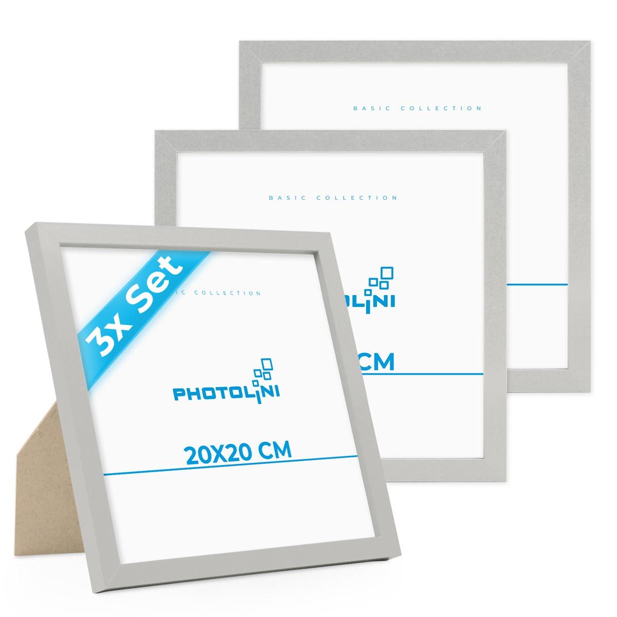 PHOTOLINI Bilderrahmen 3er Set, stabiles MDF-Holz, günstig online kaufen