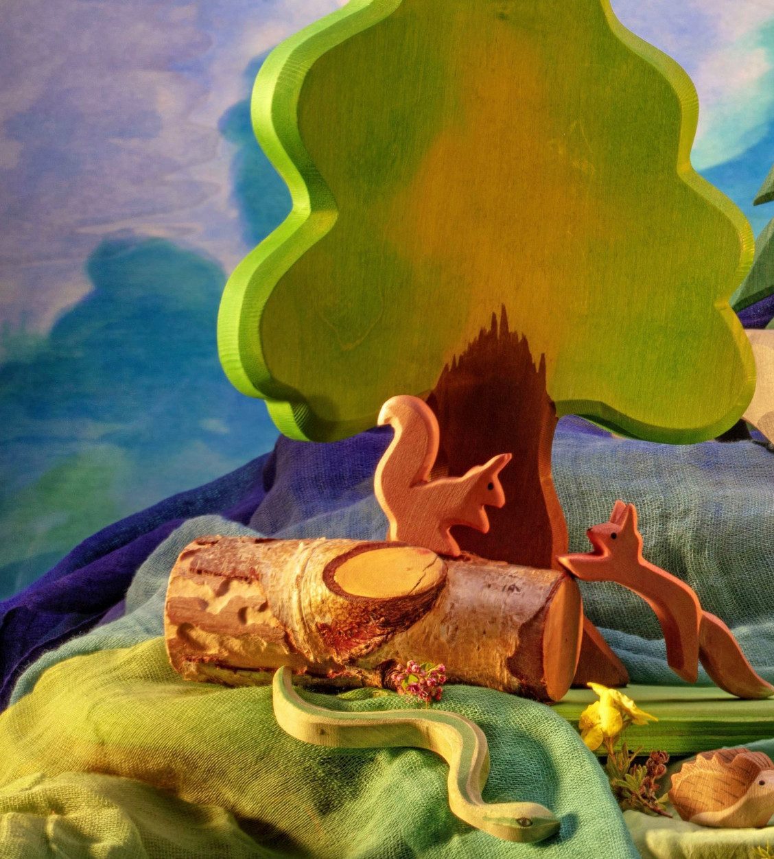 Ostheimer Spielfigur Schlange, Holztier, Spieltier, (Set, 1-tlg., 1), Made in Germany