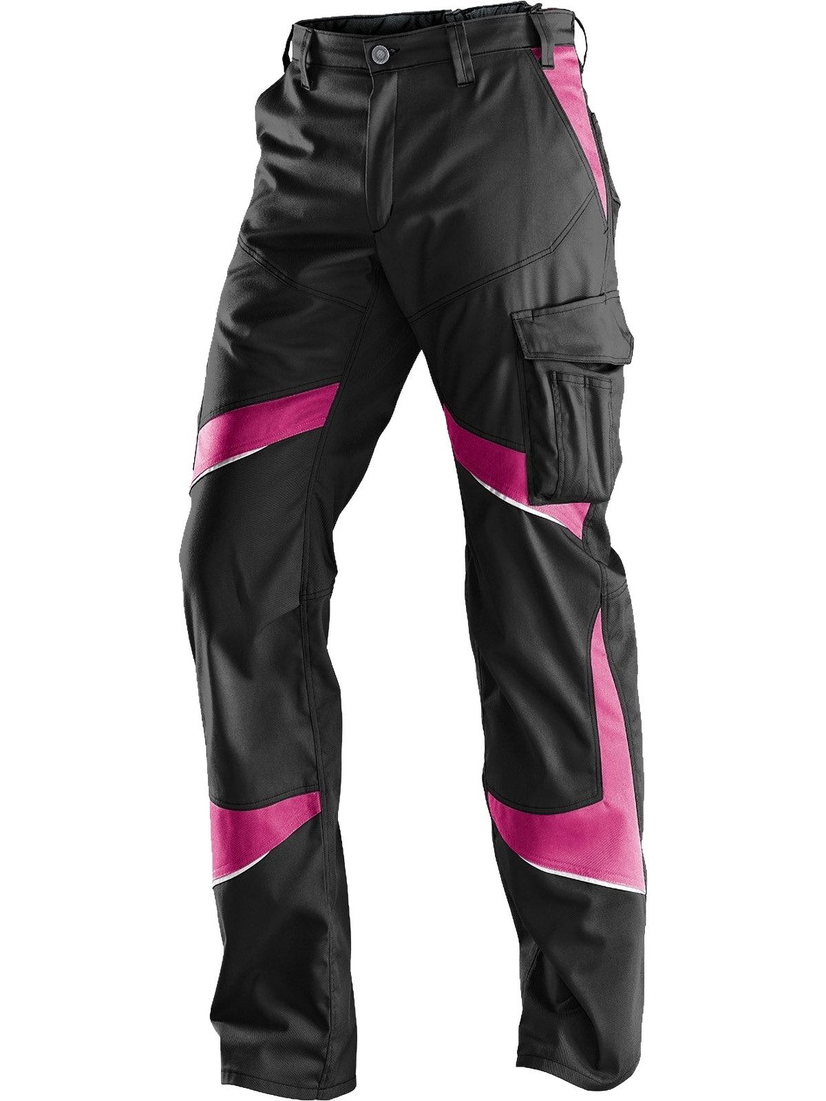 Kübler Arbeitshose Damenbundhose schwarz/ pink