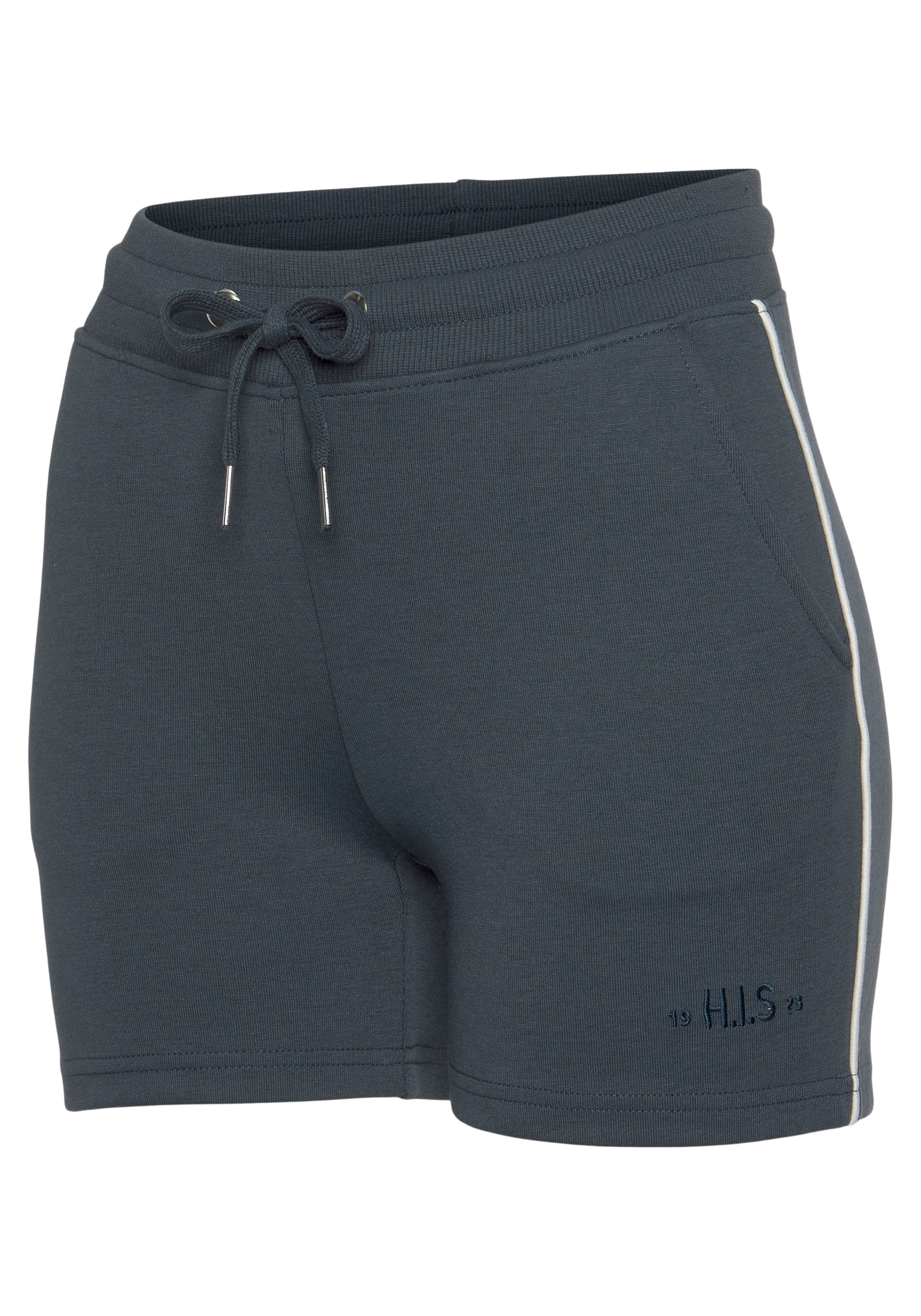 H.I.S Shorts mit seitlicher weißer Paspel