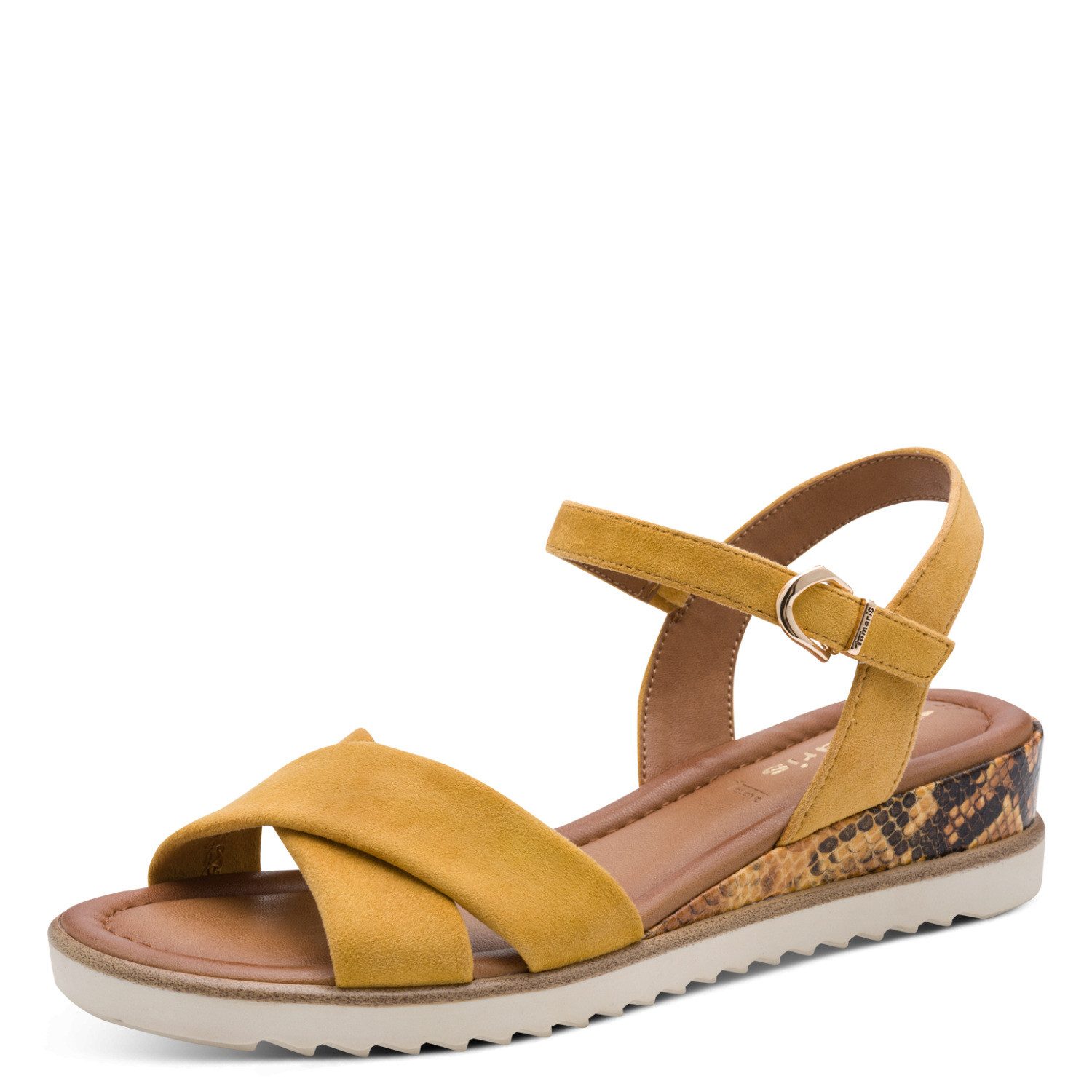 Tamaris Keilsandalette Riemchensandale, Sommerschuh in veganer Verarbeitung