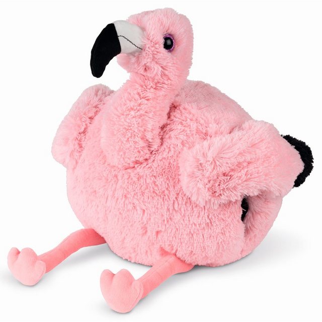 soma Kuscheltier Handwärmer Flamingo pink 35 cm x 35 cm x 35 cm Kuschelwarmies (1-St), Super weicher Plüsch Stofftier Kuscheltier für Kinder zum spielen