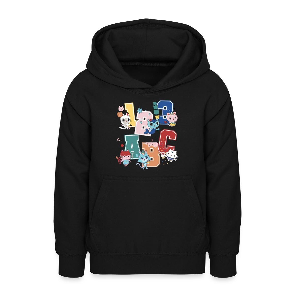 Spreadshirt Hoodie Gabby's Dollhouse Eins, Zwei, Drei Und A, B, C Teenager Hoodie (1-tlg)