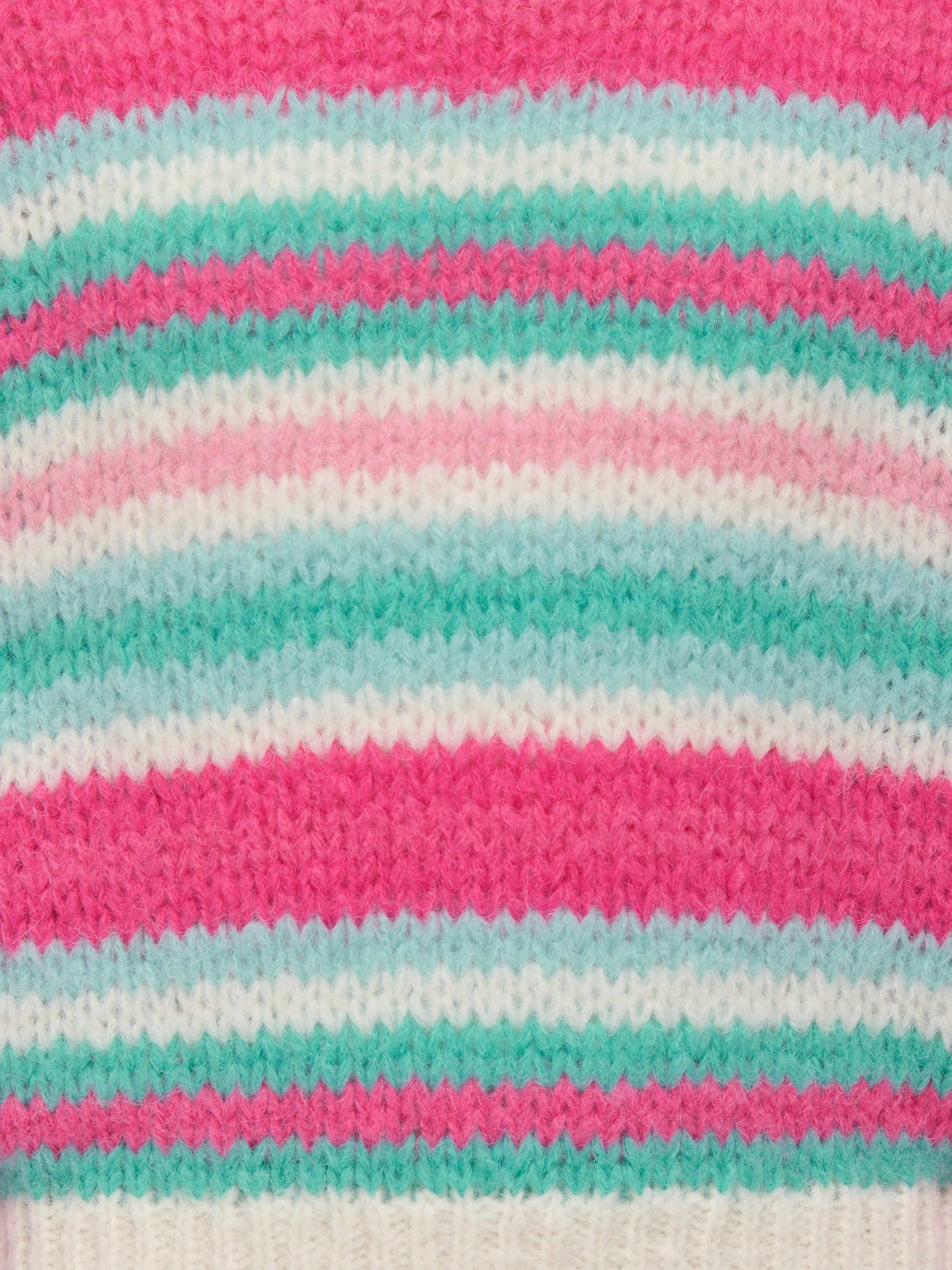 KIDS ONLY Strickpullover KOGALYSSA LIFE LS STRIPE O-NECK CP KNT