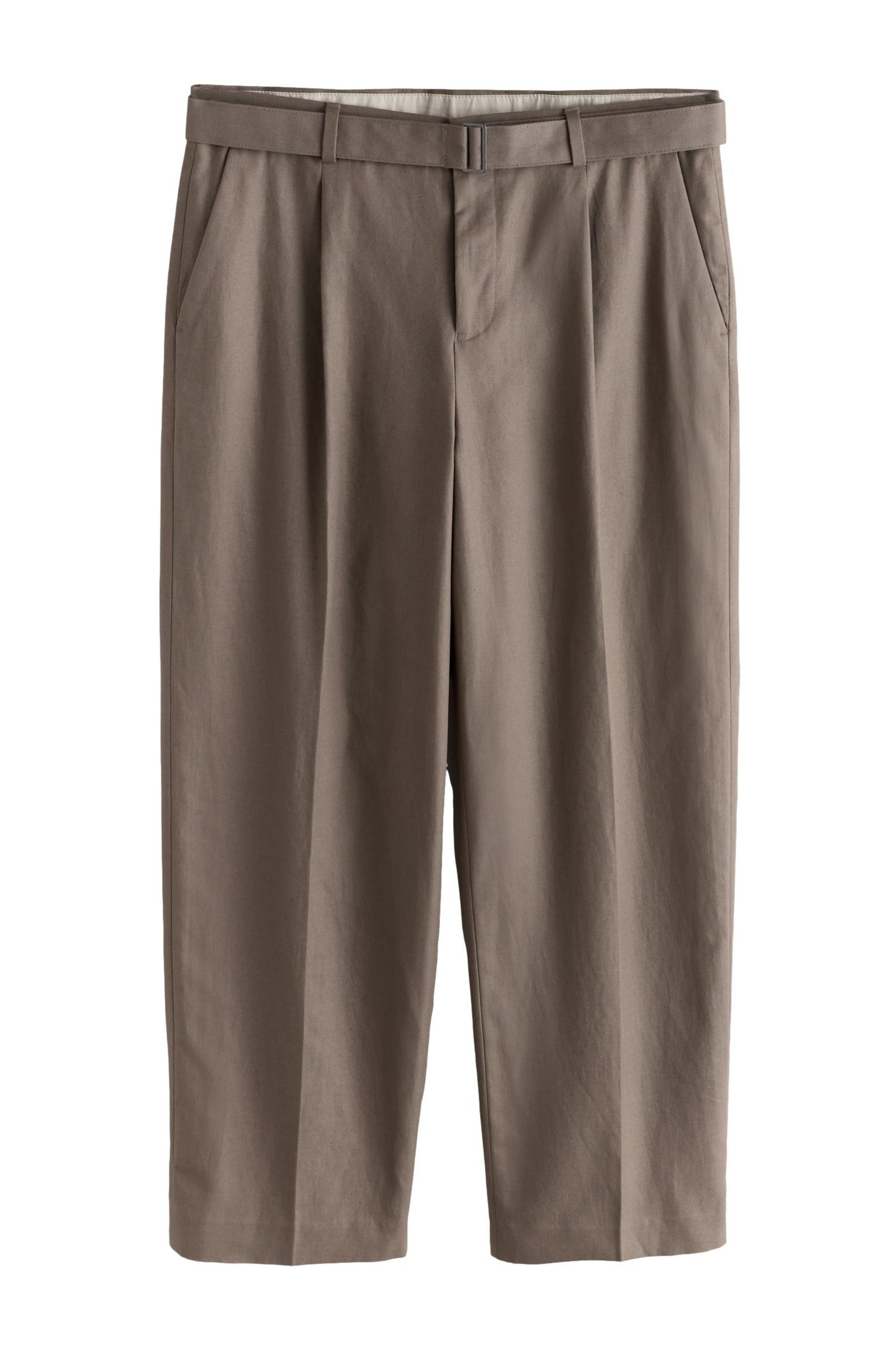 Palazzohose Elegante Relaxed Fit Hose mit stoffgleichem Gürtel