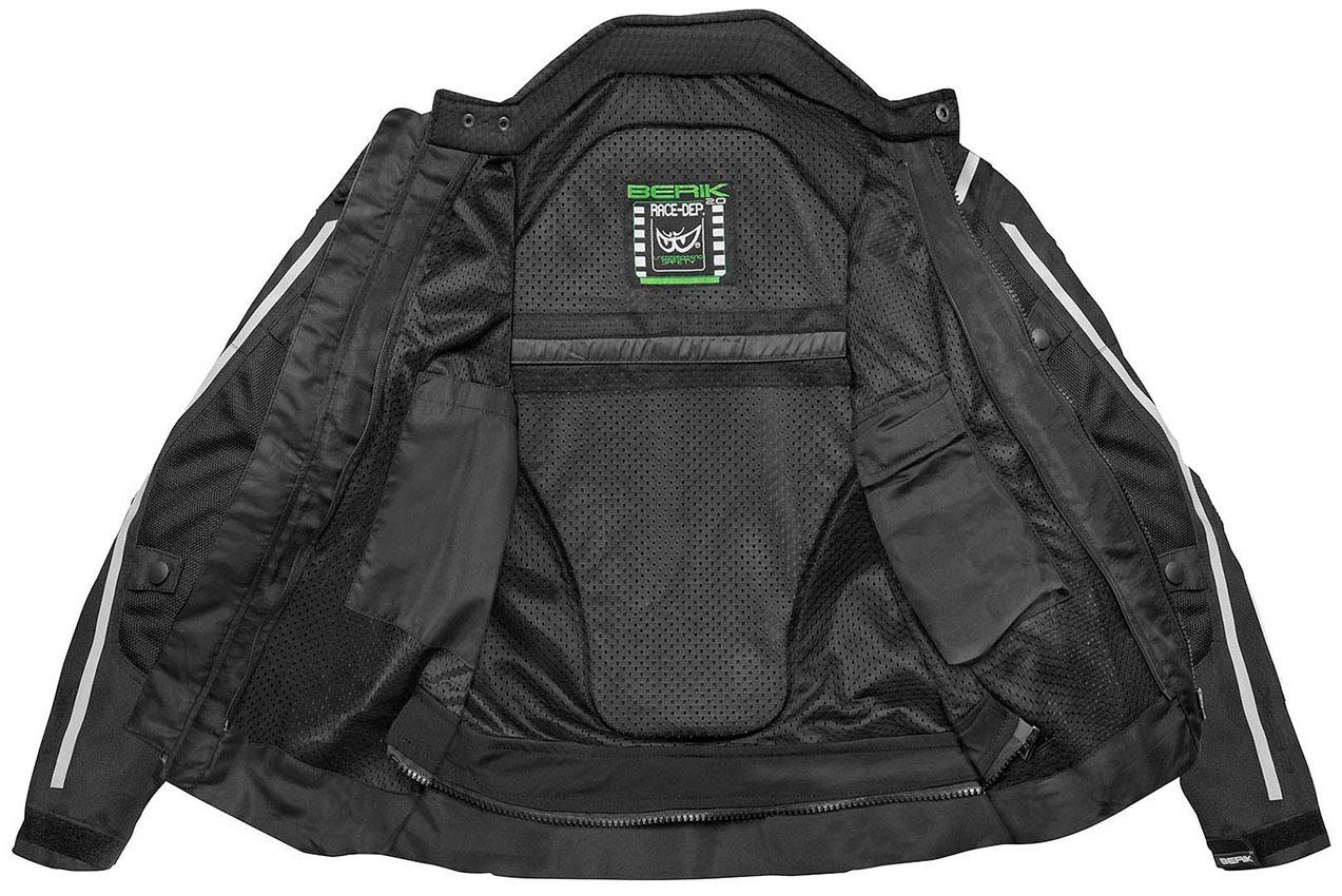 Berik Motorradjacke Sonic Air Motorrad Textiljacke herausnehmbare Membrane