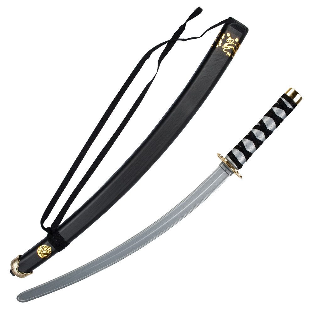 Kostüm Ninjaschwert mit Scheide Samurai Schwert 73 cm Kostümzubehör Karneval