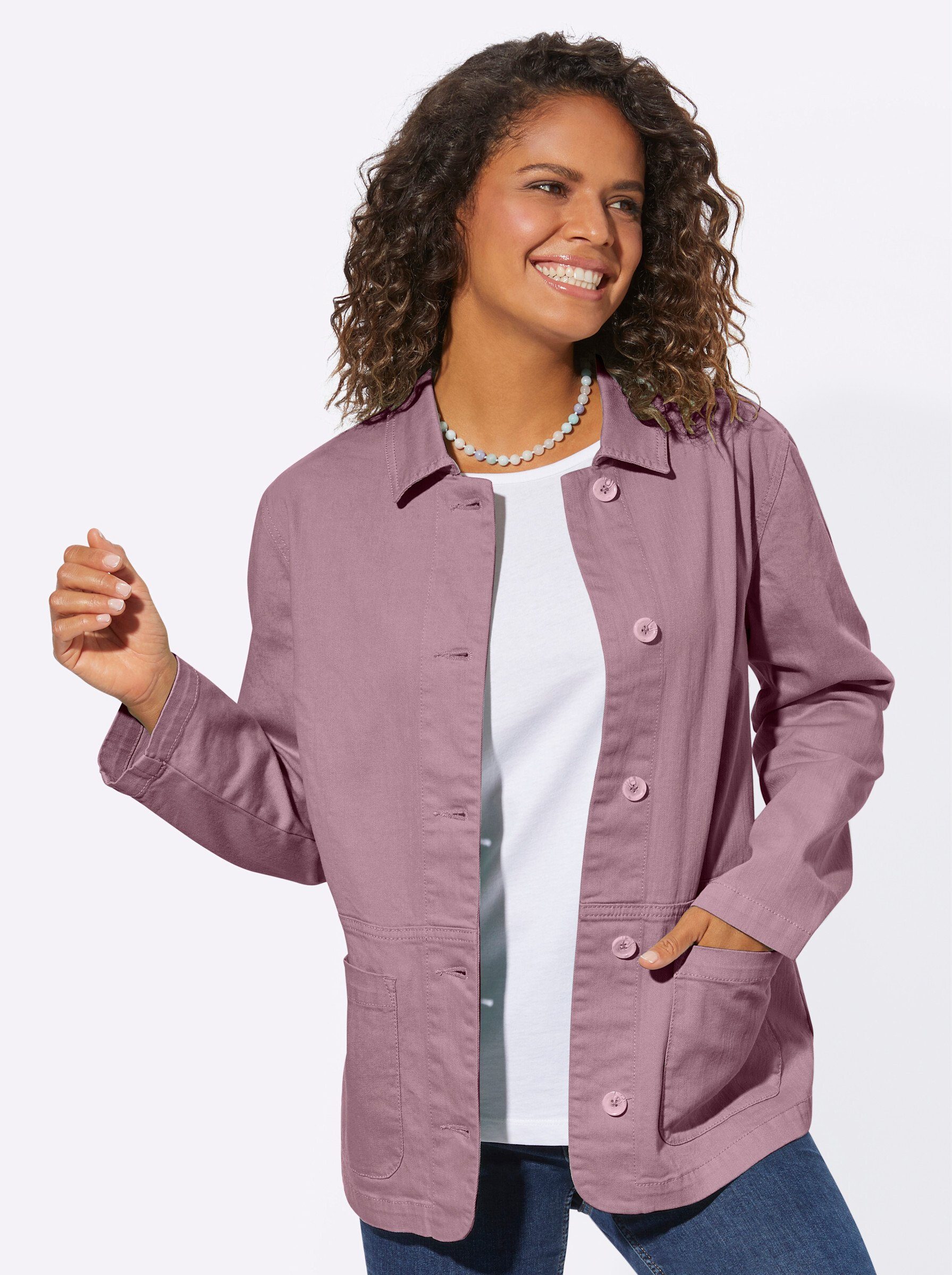 Blusenblazer Jeans-Blazer