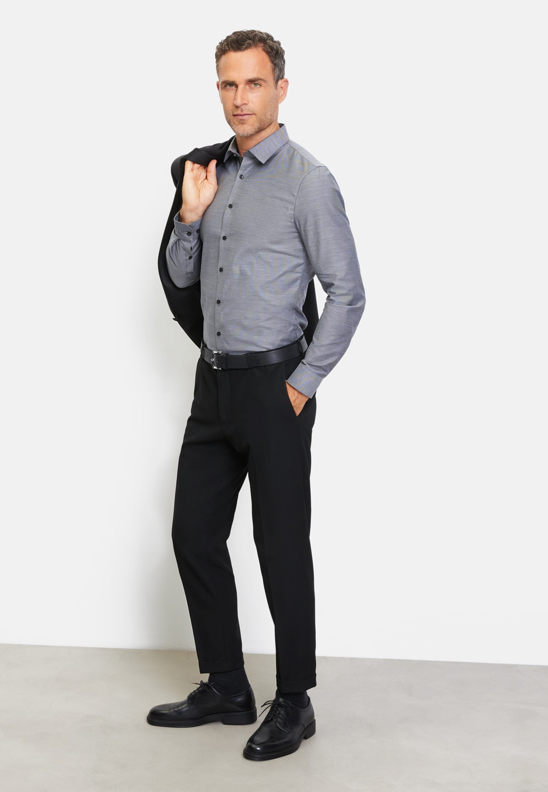 OLYMP Businesshemd OLYMP No. Six, Super Slim, Businesshemd, Urban Kent