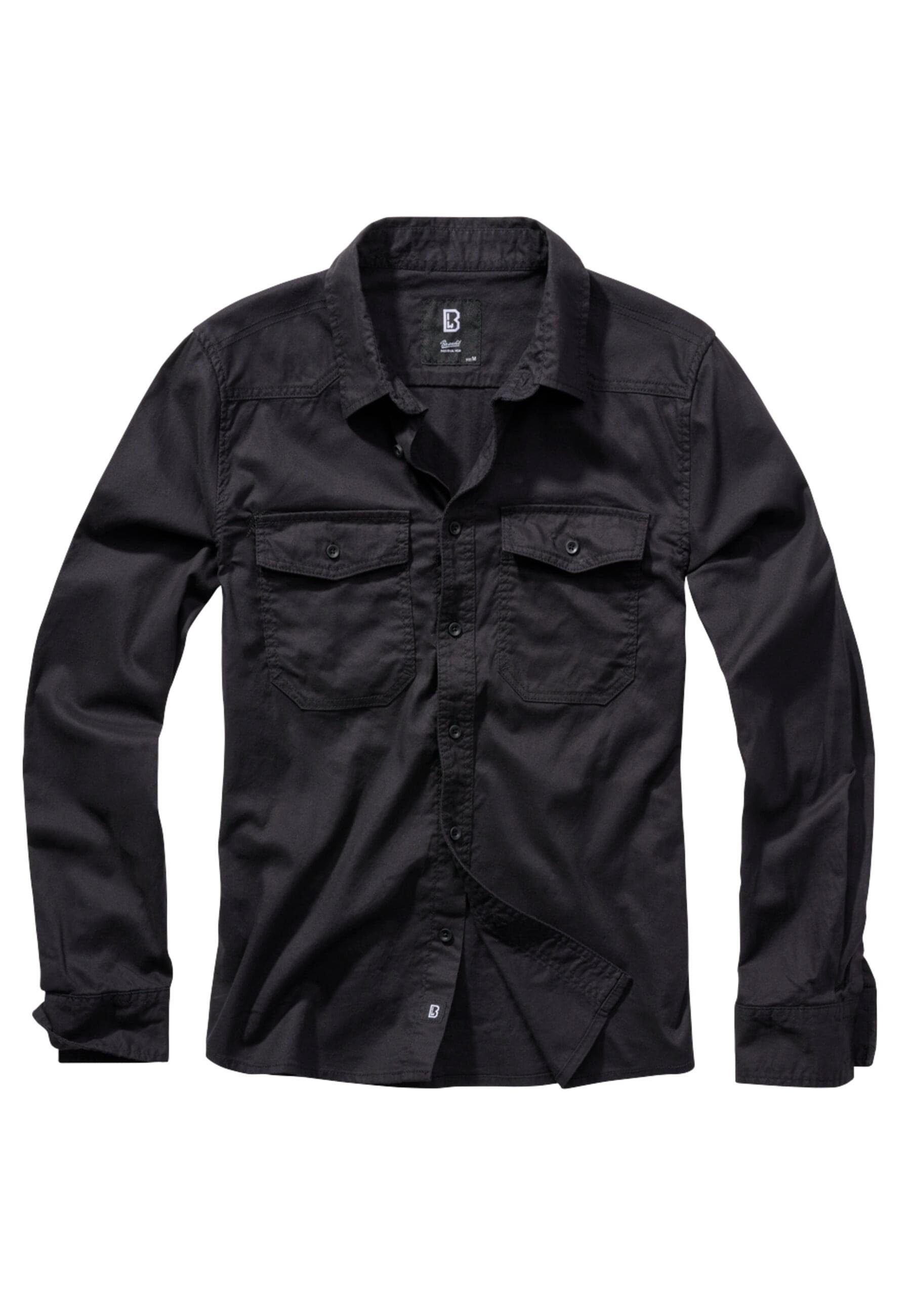 Brandit Langarm-Poloshirt Brandit Herren Flanellshirt (1-tlg) günstig online kaufen