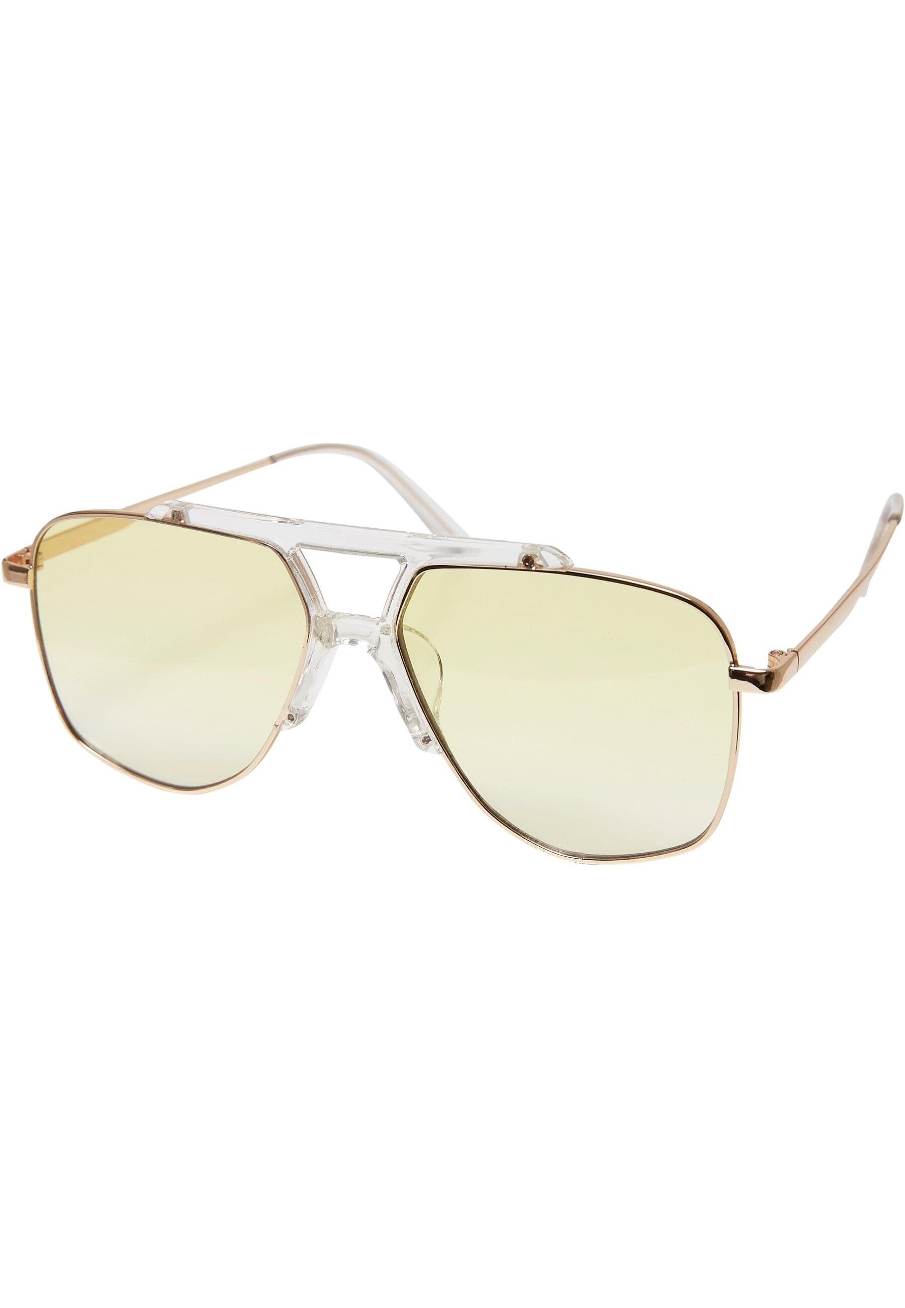 URBAN CLASSICS Sonnenbrille Unisex Sunglasses Saint transparent/gold Tropez
