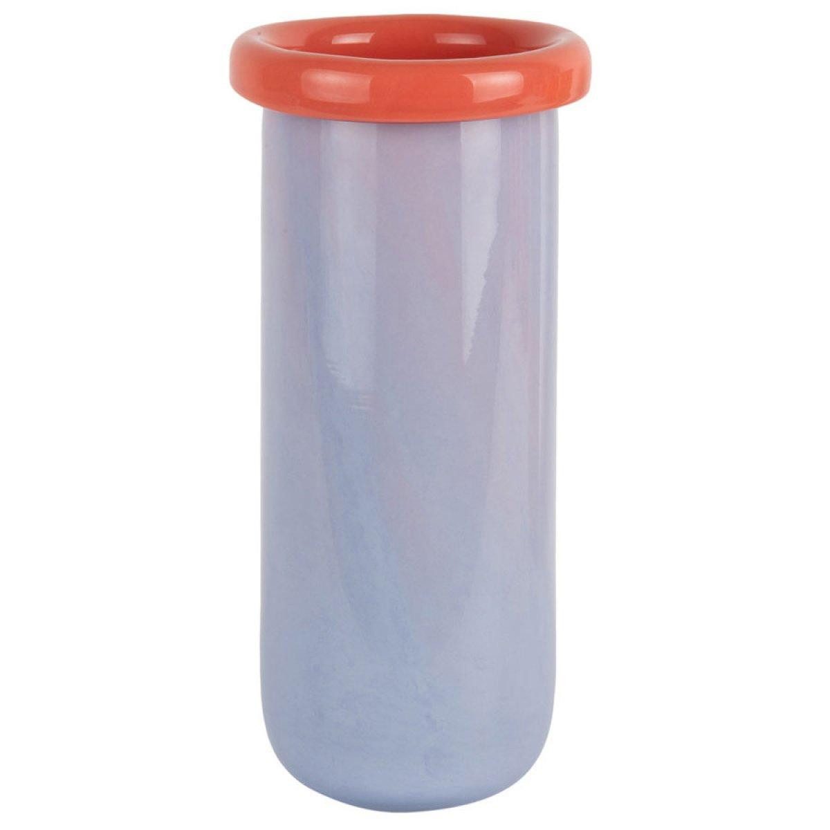 Present Time Dekovase Vase Plegado Lila Orange (30,5cm)