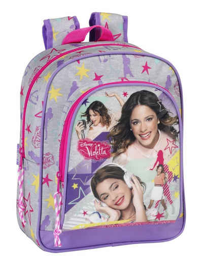 Violetta Kinderrucksack Disney Violetta - Kinder-rucksack, 31x28x4 cm (Reißverschluss, Mädchen), Schultergurt