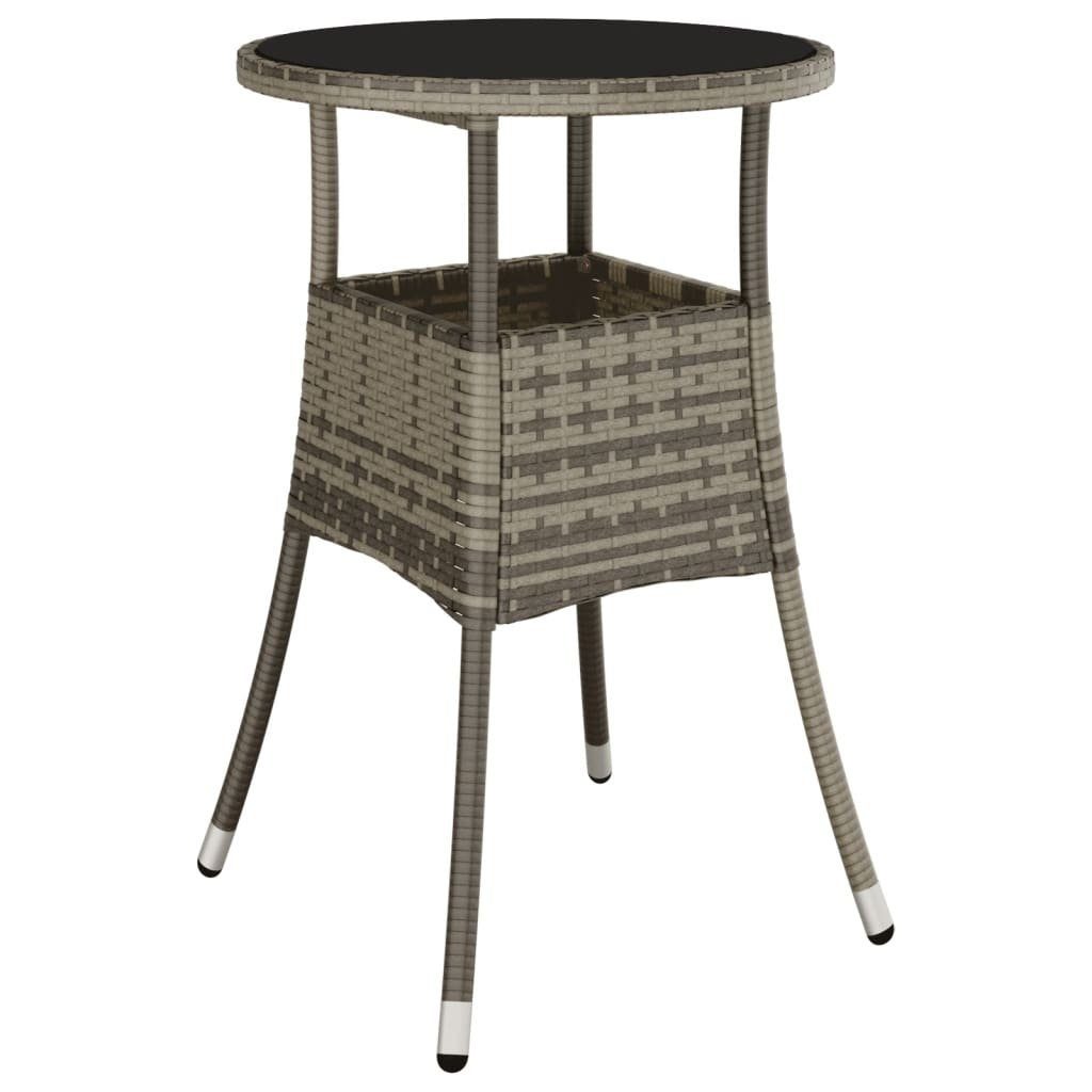 vidaXL Gartentisch Gartentisch Ø60x75 cm Hartglas günstig online kaufen