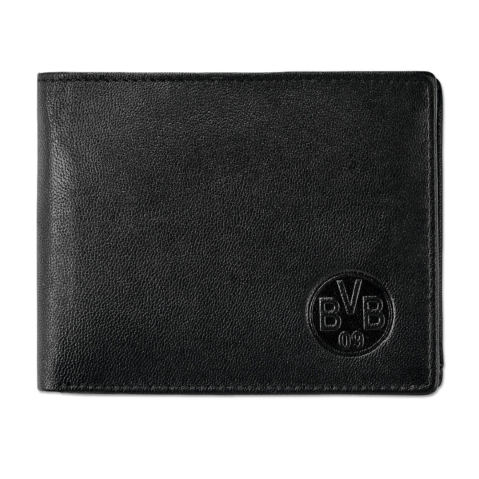 BVB Geldbörse (Packung, Leder BVB-Ledergeldbörse Wallet), 1-tlg.,