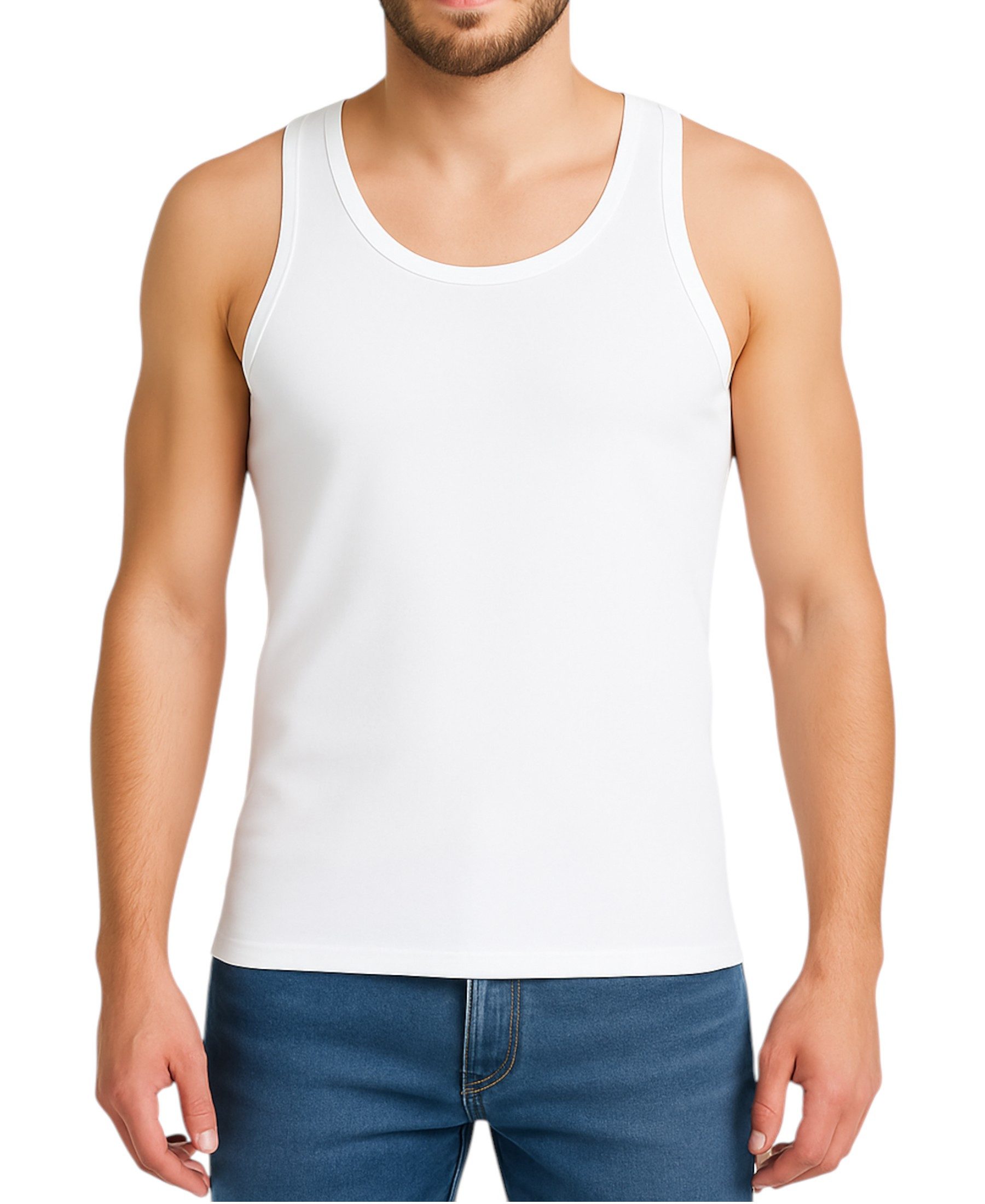 Seher Mensucat Unterhemd 6er-10er Pack Herren Майки Tank Tops 100% Baumwolle S-4XL (6-St., Multipack) Atmungsaktiv und hautfreundlich