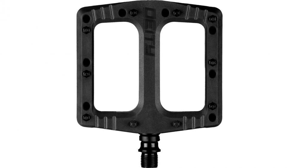 Deity Plattformpedale Deity Deftrap Plattform-Pedale Black - 113×103 mm Nylon-GFK-Komposit