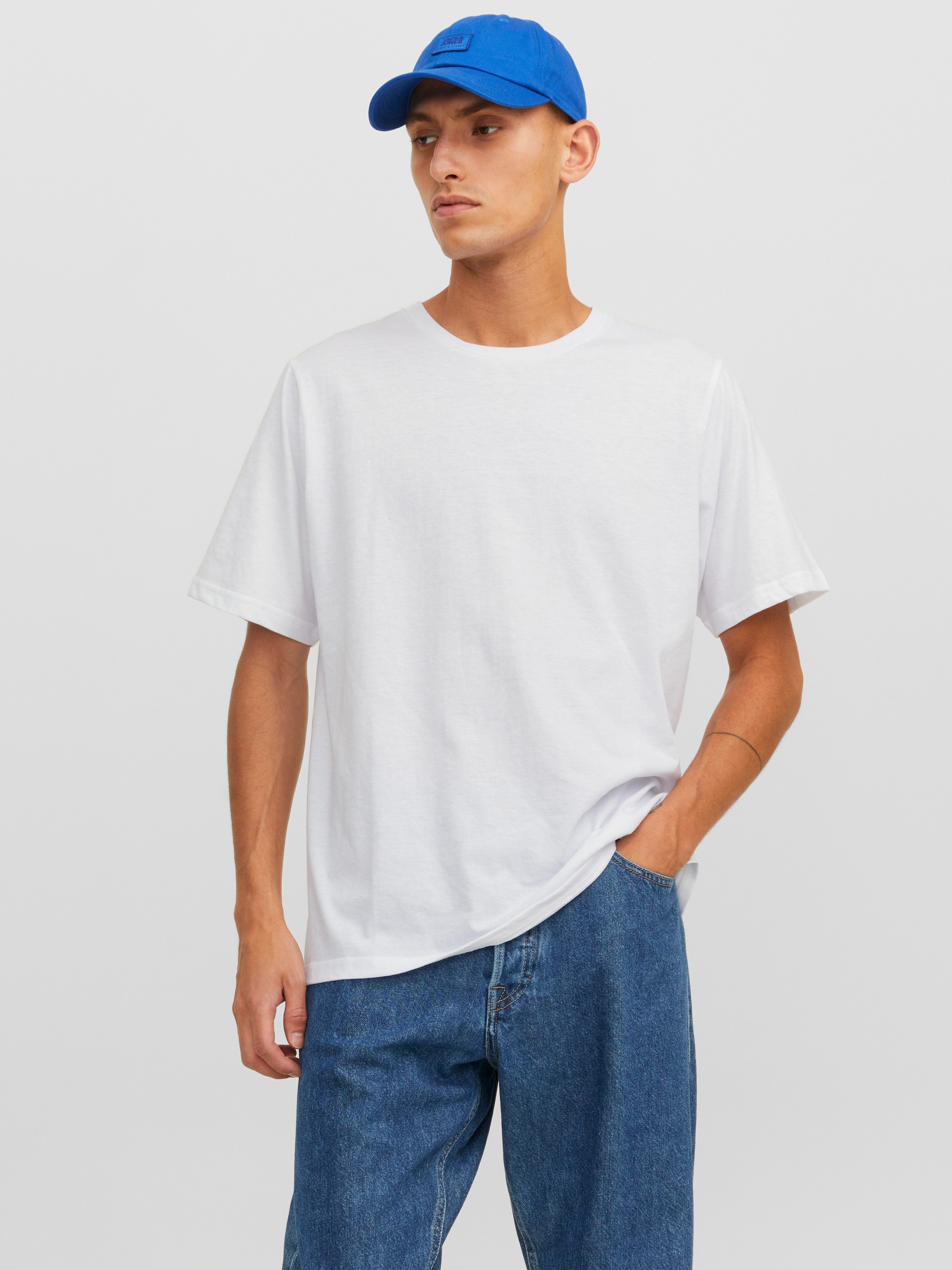 Jack & Jones Rundhalsshirt JACUNDER TEE CREW NECK 3 PACK NOOS (Packung, 3-tlg)