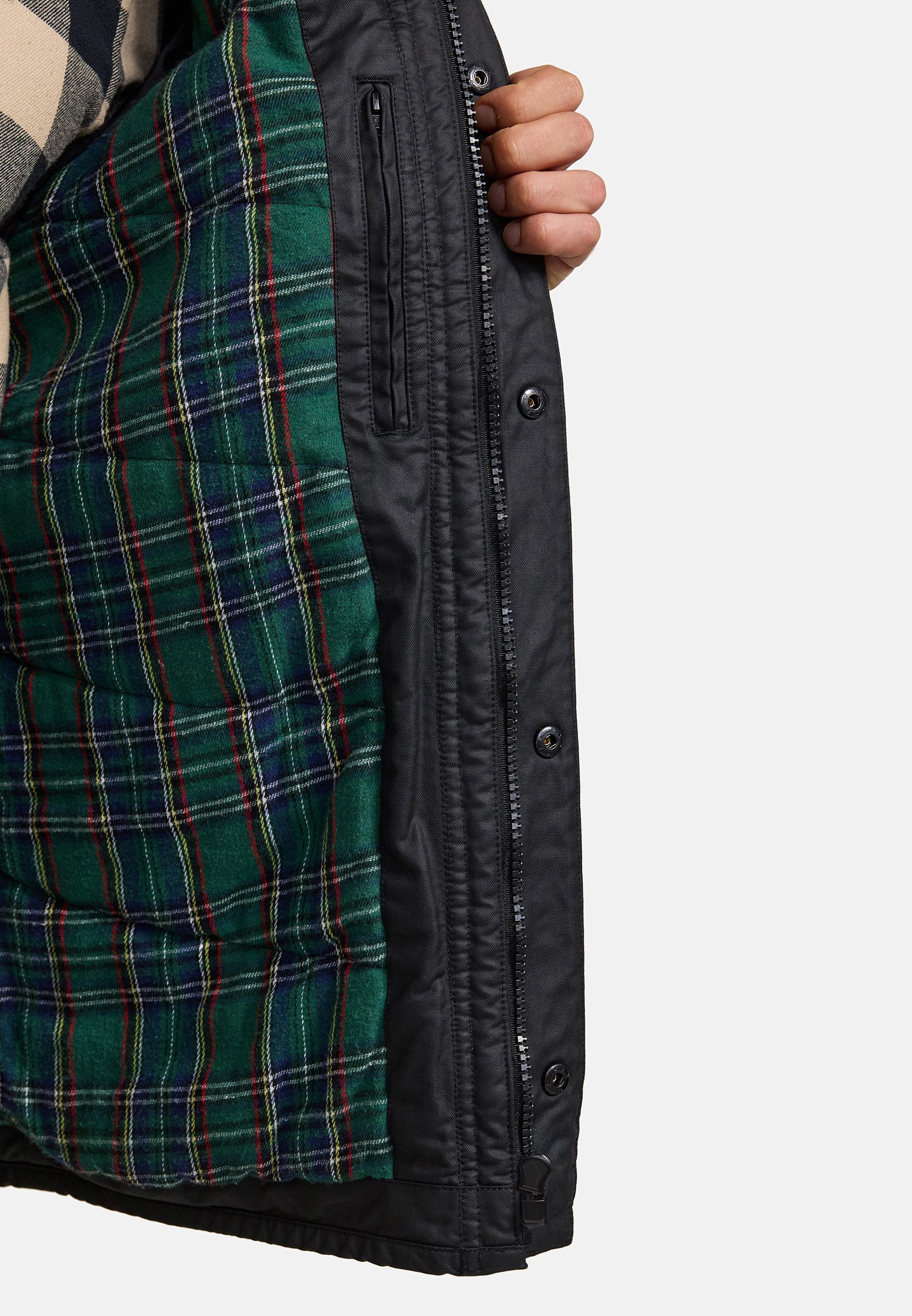 Indicode Sommerjacke Herren INFilmen Winterjacke Herrenjacke mit klassischem Cordkragen