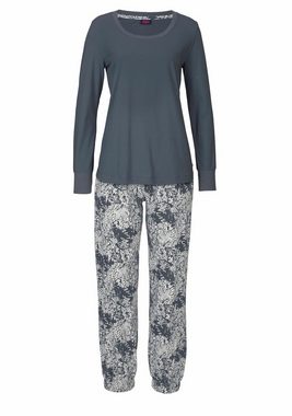 Buffalo Pyjama (2 tlg) mit gemusterter Hose und passendem Langarmshirt