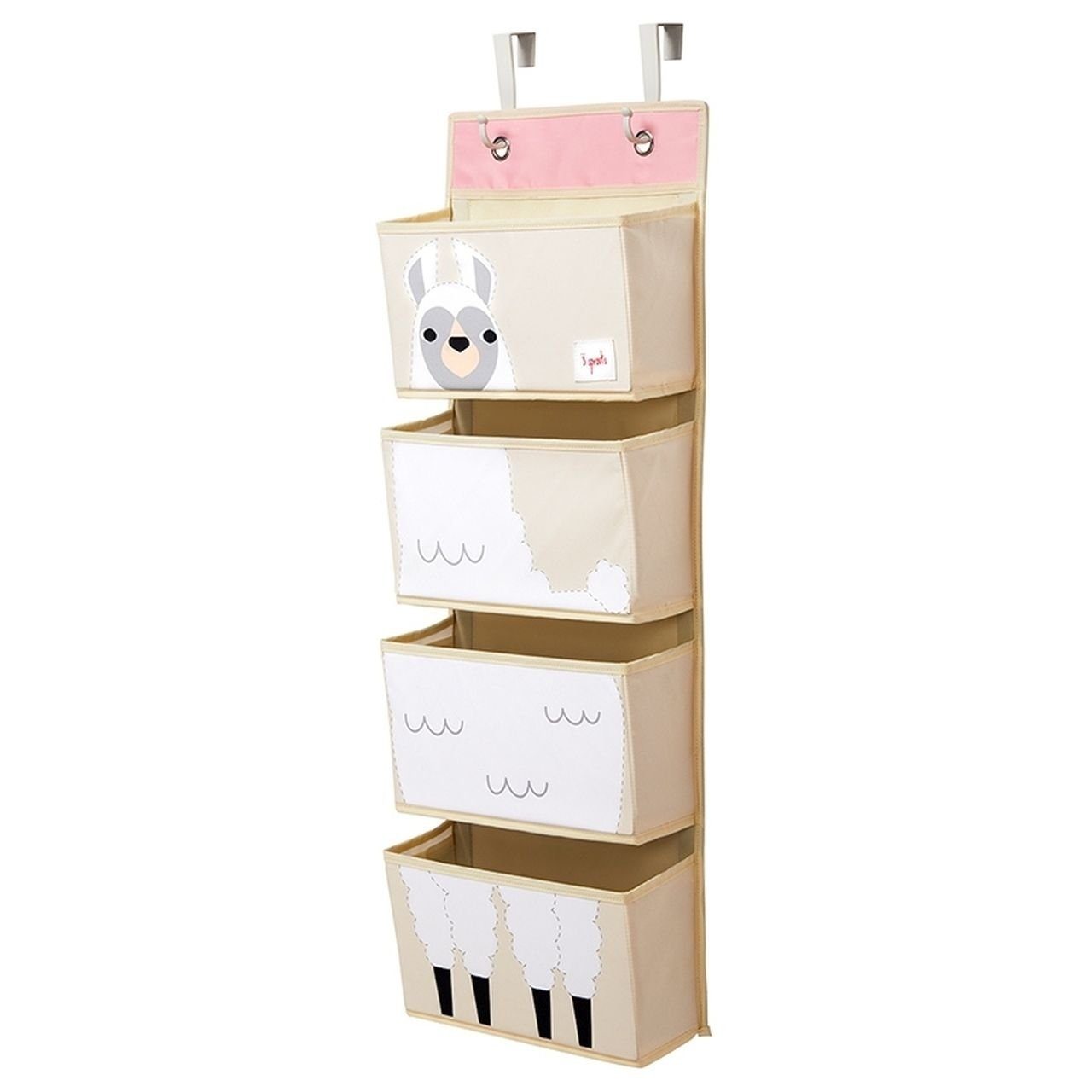 3 Sprouts Organizer Aufbewahrungsorganizer für Türe oder Wand 94 x 33 x 11 cm Tiermotiv