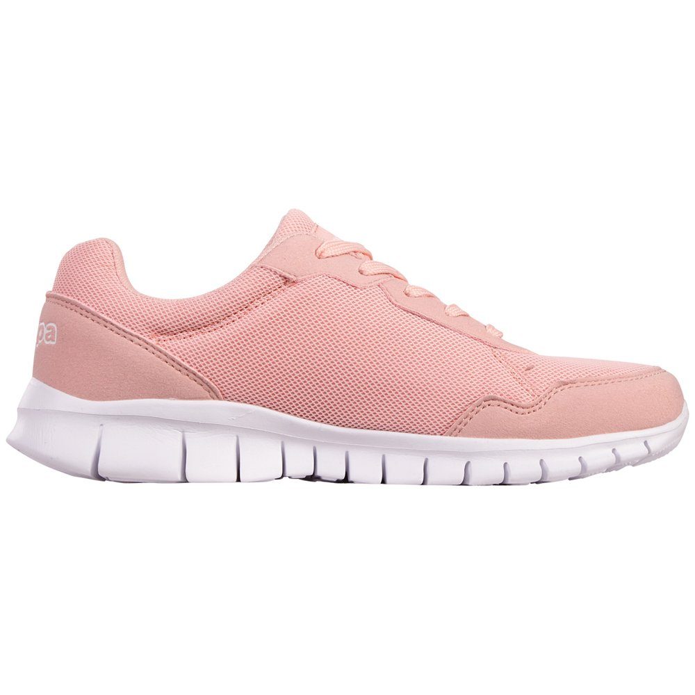 bequem besonders Kappa leicht & Sneaker rosé-white