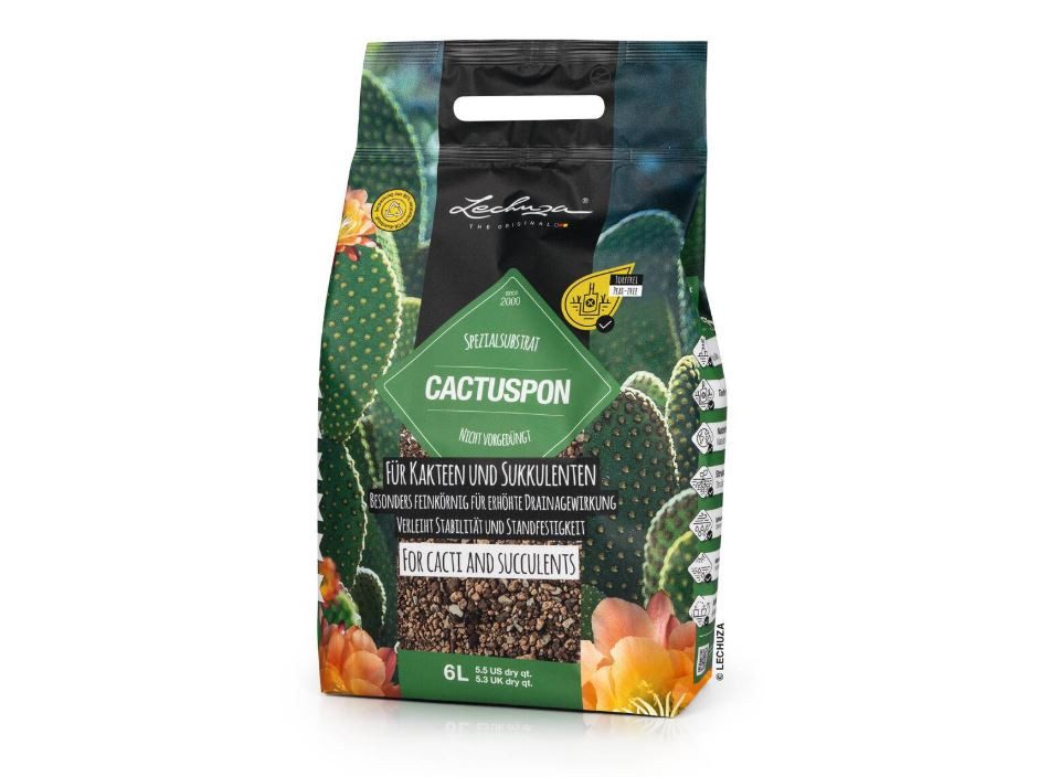 Lechuza® Pflanzgranulat Lechuza Cactuspon Pflanzsubstrat für Kakteen 6 L