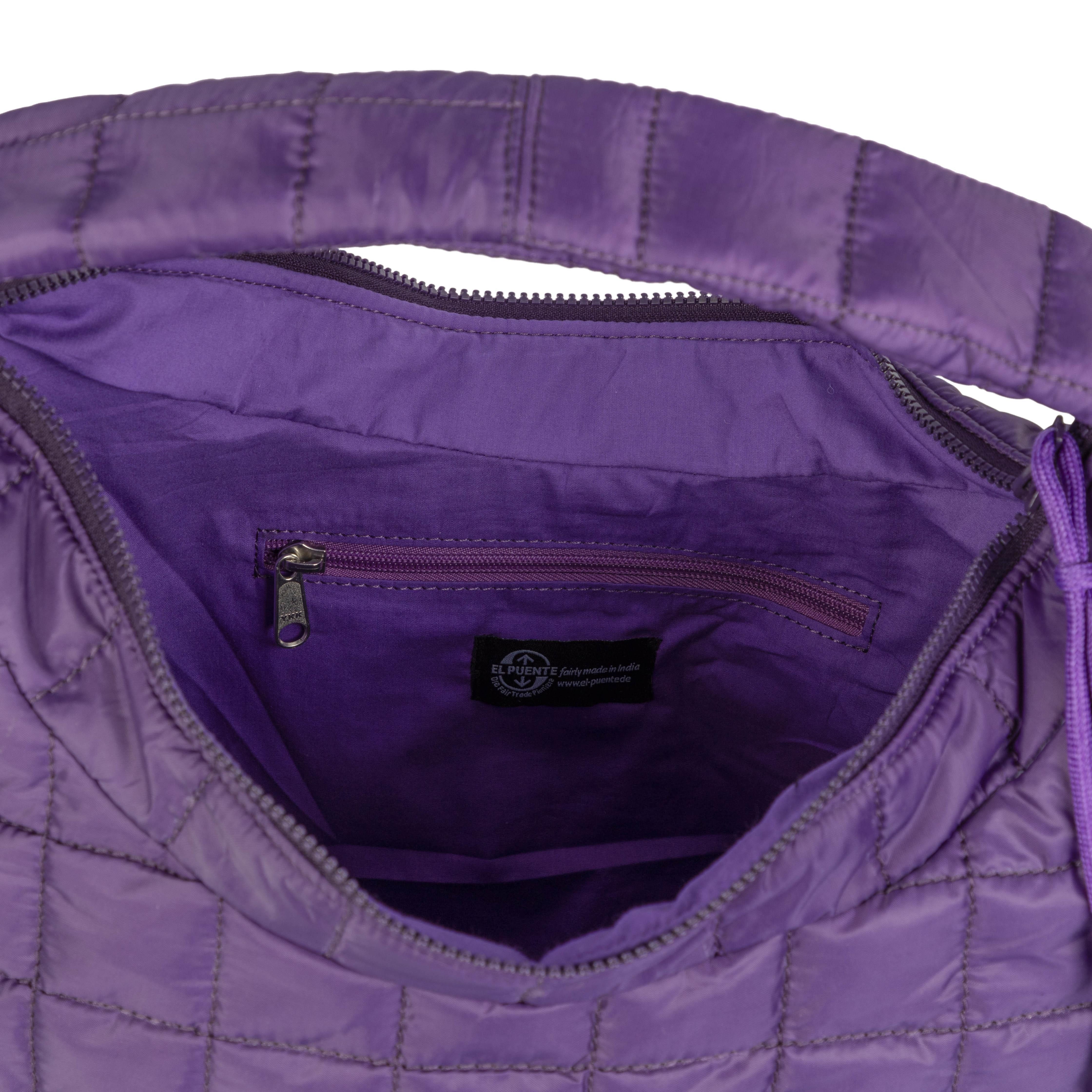 El Puente Handtasche Gesteppte Tasche "Quilt", Handmade, Handmade