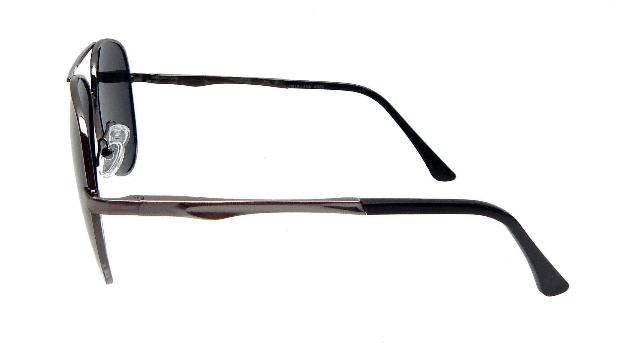 Ella Jonte Pilotenbrille Vintage silber/schwarz mit polarisierenden Gläsern UV400 Kategorie 3 – Bild 4 von 4