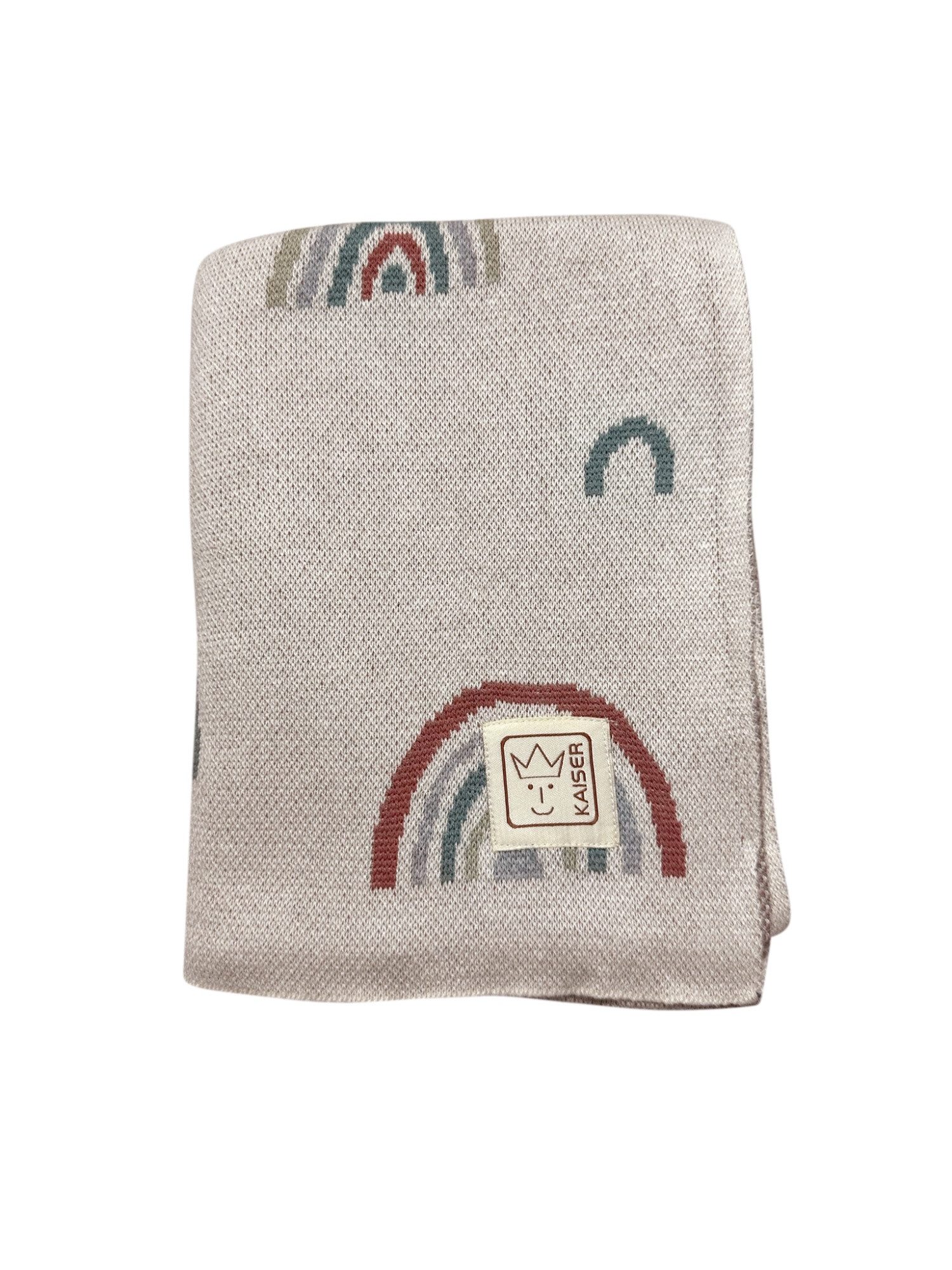 Babydecke Rainbow Babydecke Strick natural combo, Kaiser