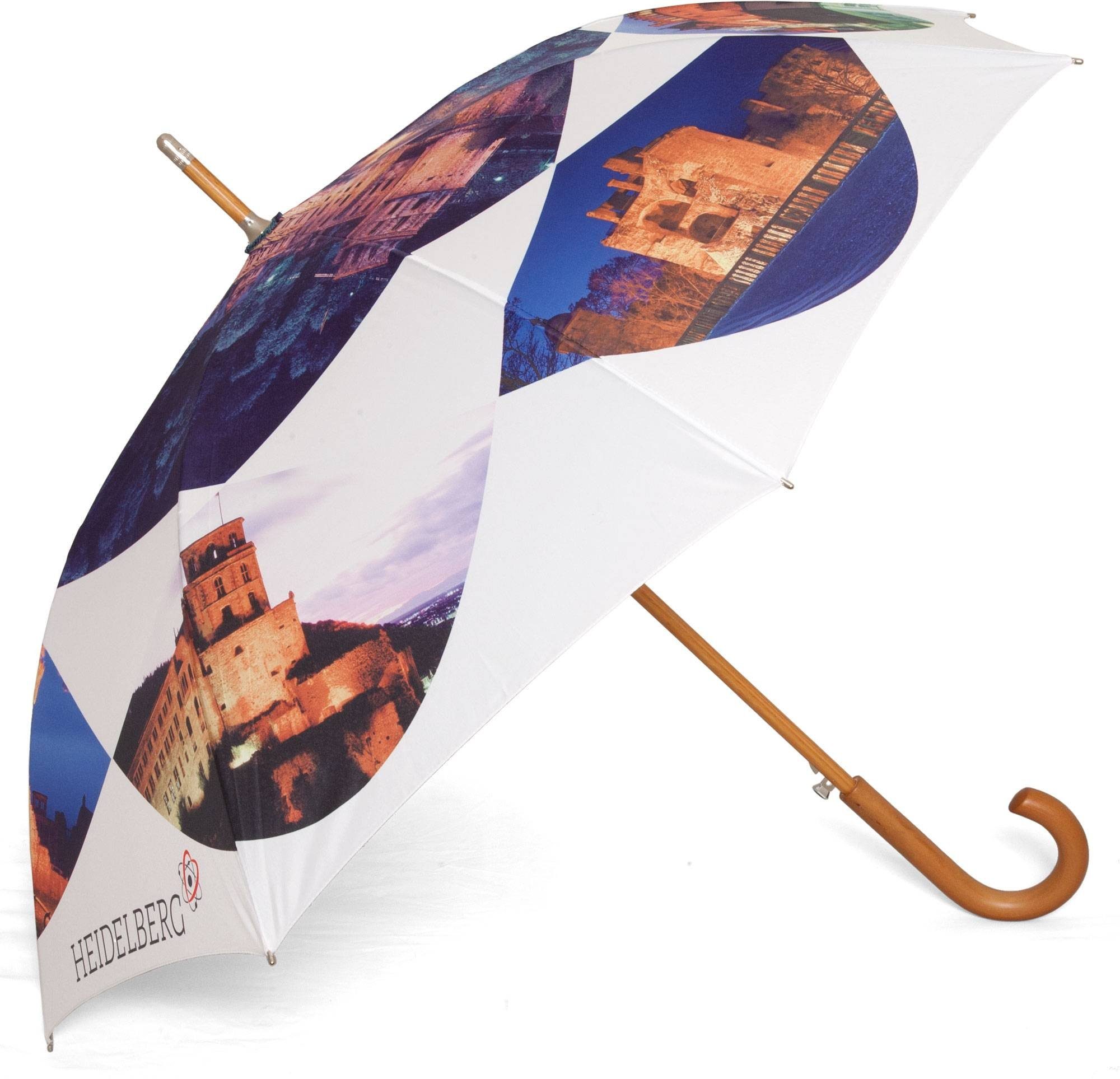 Stockregenschirm Regenschirm Motiv ROSEMARIE mit Heidelberg SCHULZ Stockschirm Solider Regenschirm Heidelberg,