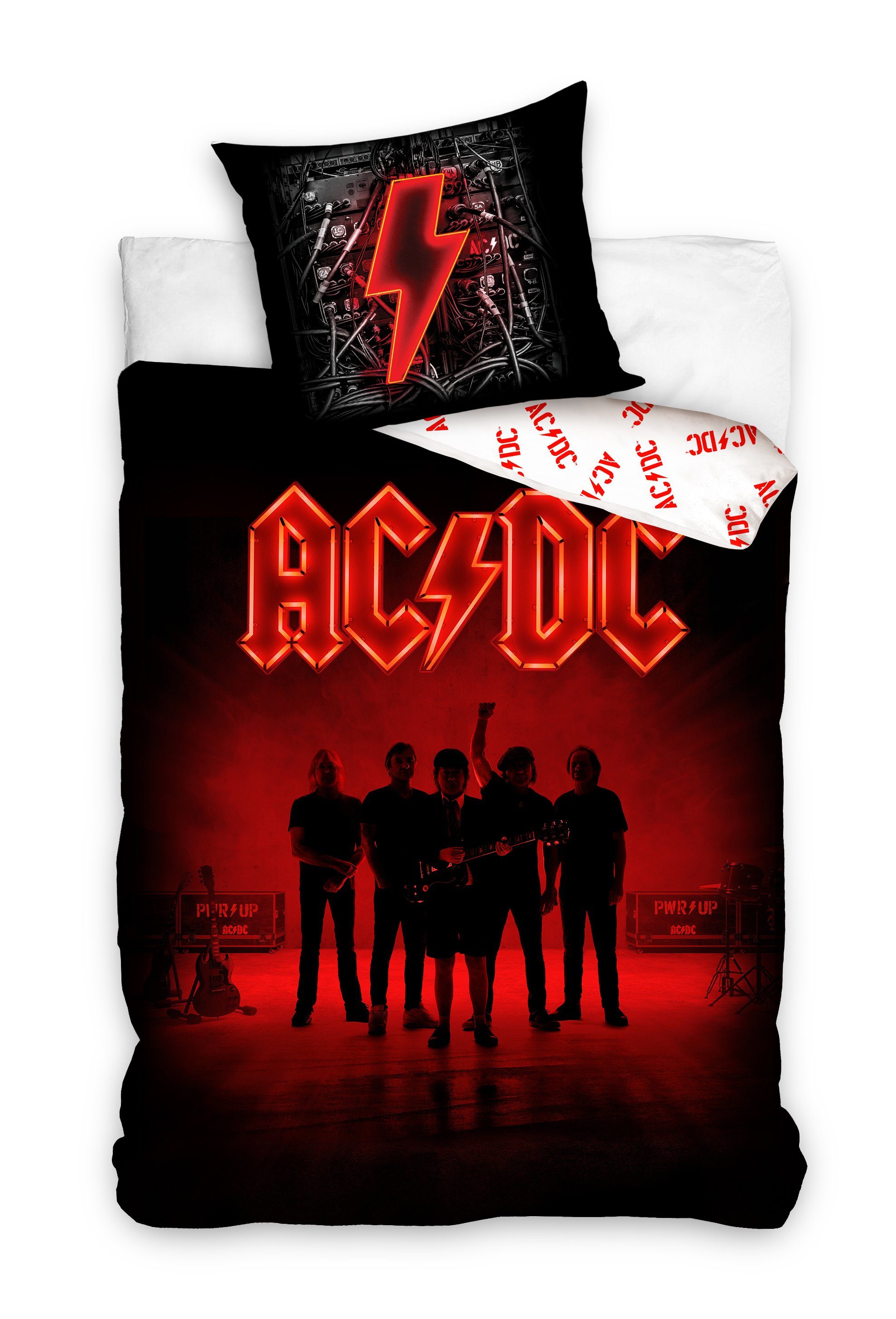 Babybettwäsche AC/DC Постільна білизна 140 x 200 cm, AC/DC