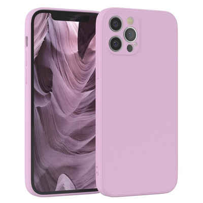 EAZY CASE Handyhülle TPU Hülle für Apple iPhone 12 Pro 6,1 Zoll, Hülle mit Kameraschutz handycover Soft Smart Slimcover Lila / Flieder