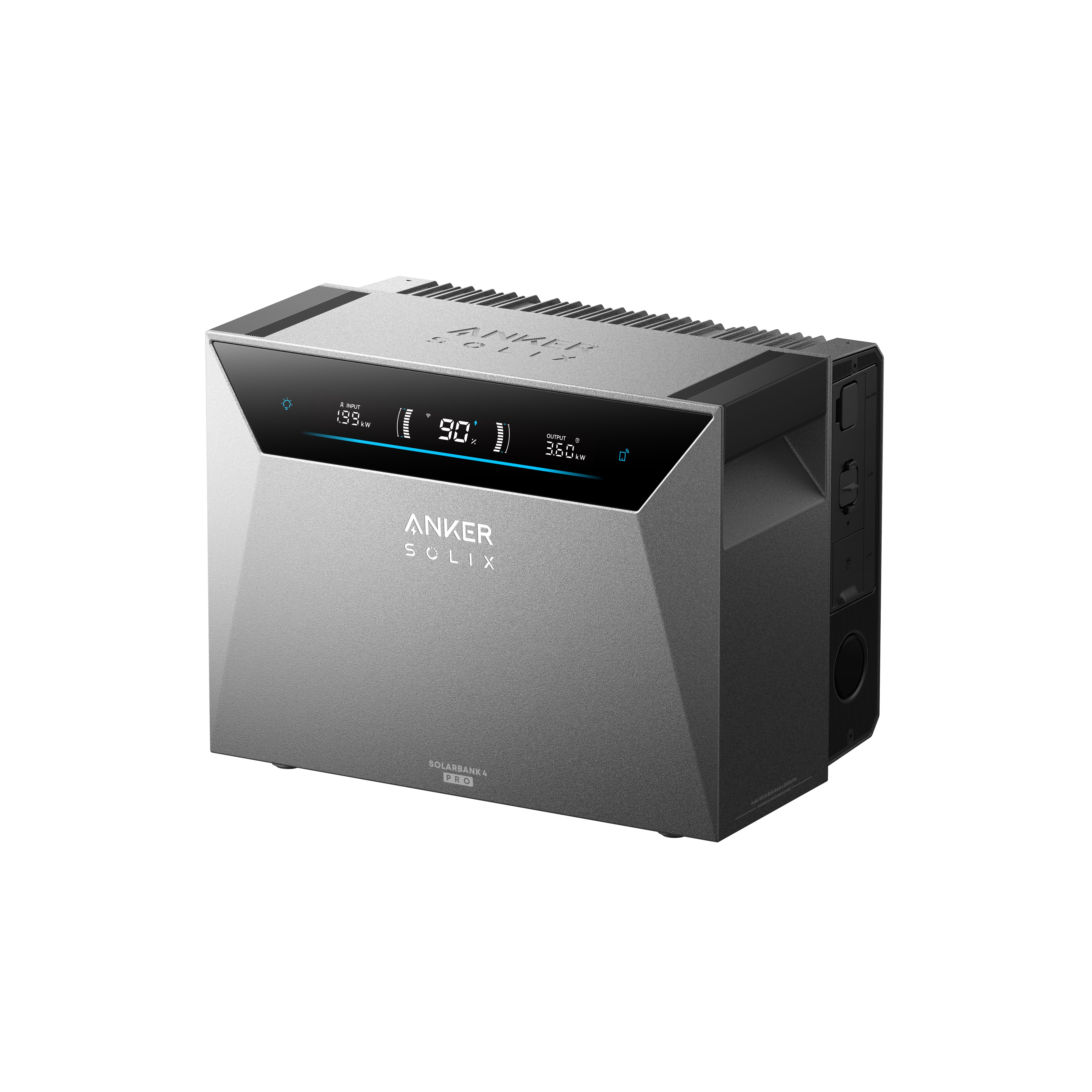 Anker Balkonkraftwerk Anker SOLIX Solarbank 4 E5000 Pro, 2500 W, LiFePO4, (Solarbank 4 E5000 Pro), mit smart meter gen2