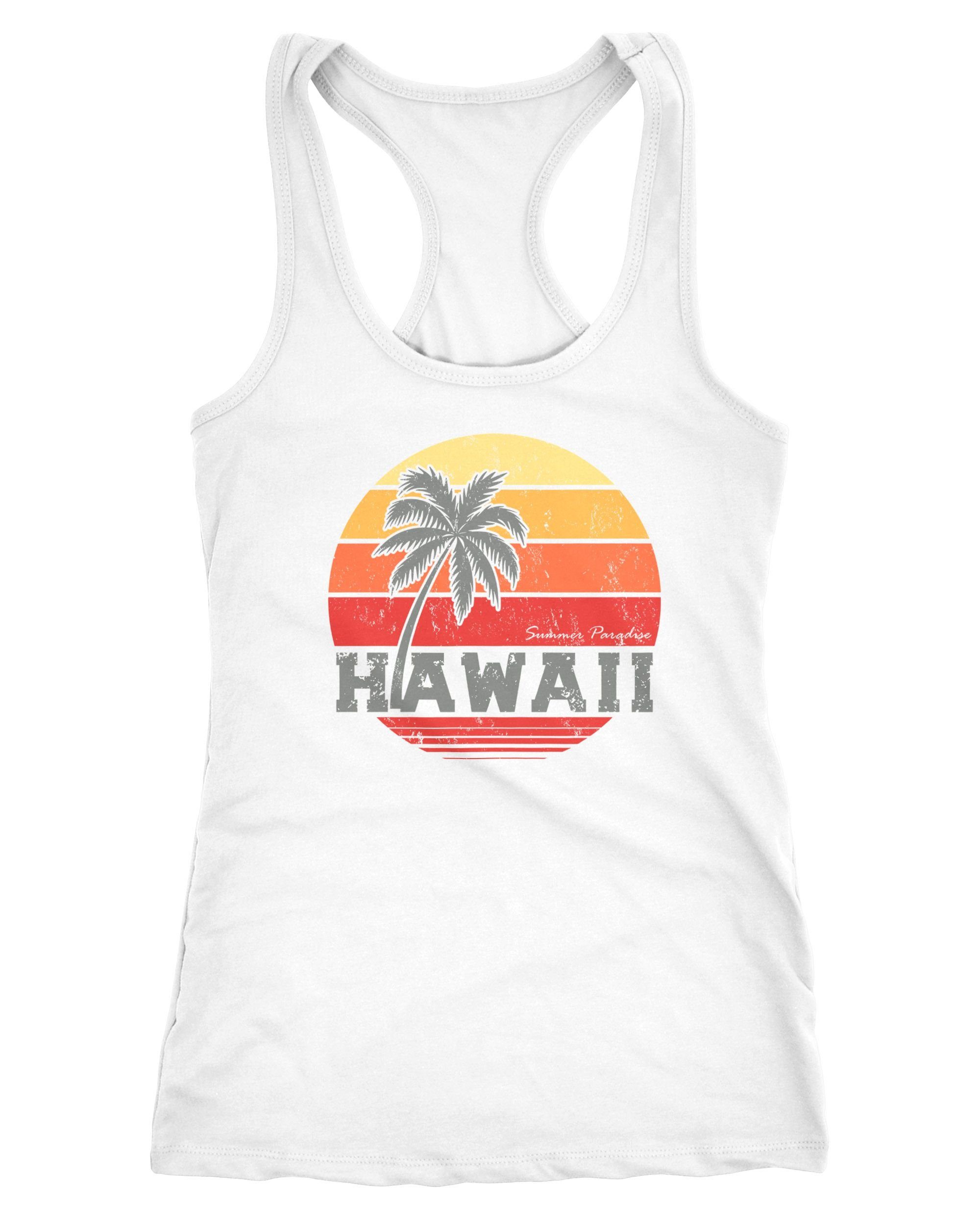 Neverless Tanktop Damen Tank-Top Hawaii Palme günstig online kaufen