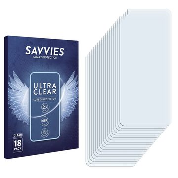 Savvies Schutzfolie für Tecno Spark 7 Pro, Displayschutzfolie, 18 Stück, Folie klar