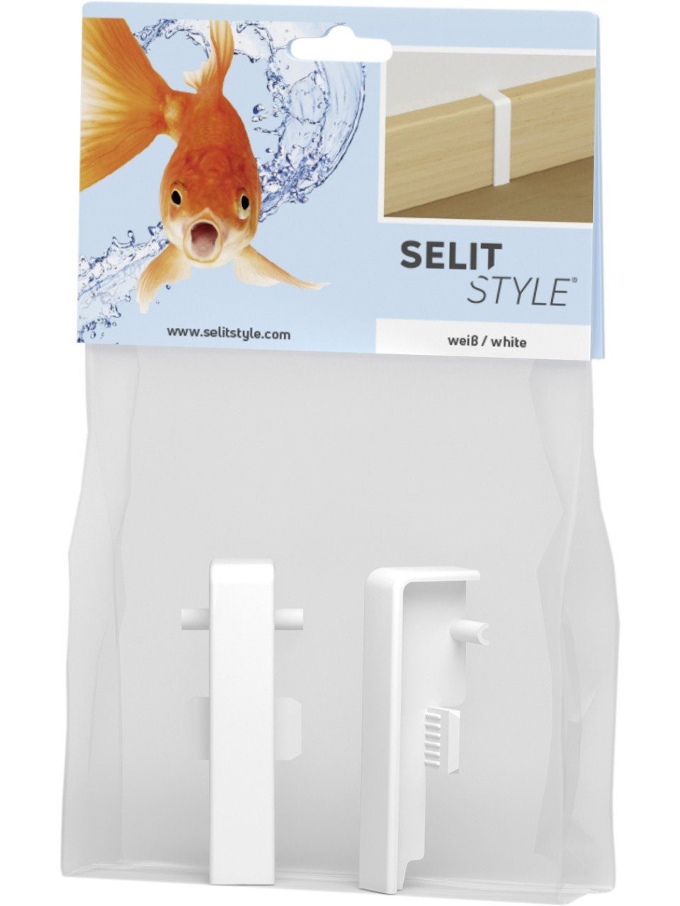 Selit Sockelleiste SELITSTYLE Verbinder weiß Höhe 50 mm