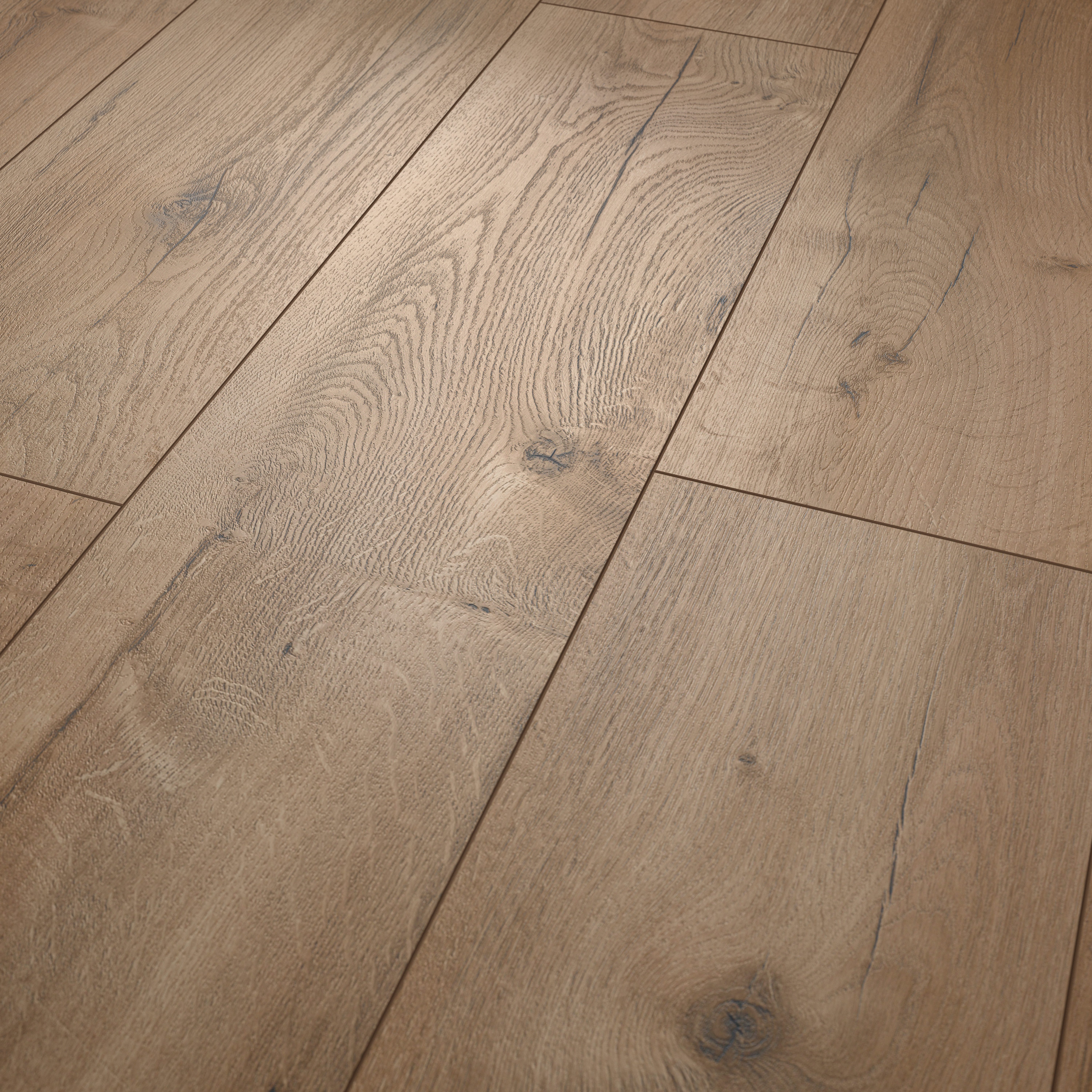 EGGER Laminat NatureSense EL2077 Loja Eiche braun, (8mm, 2,543qm), Praktisch & Pflegeleicht