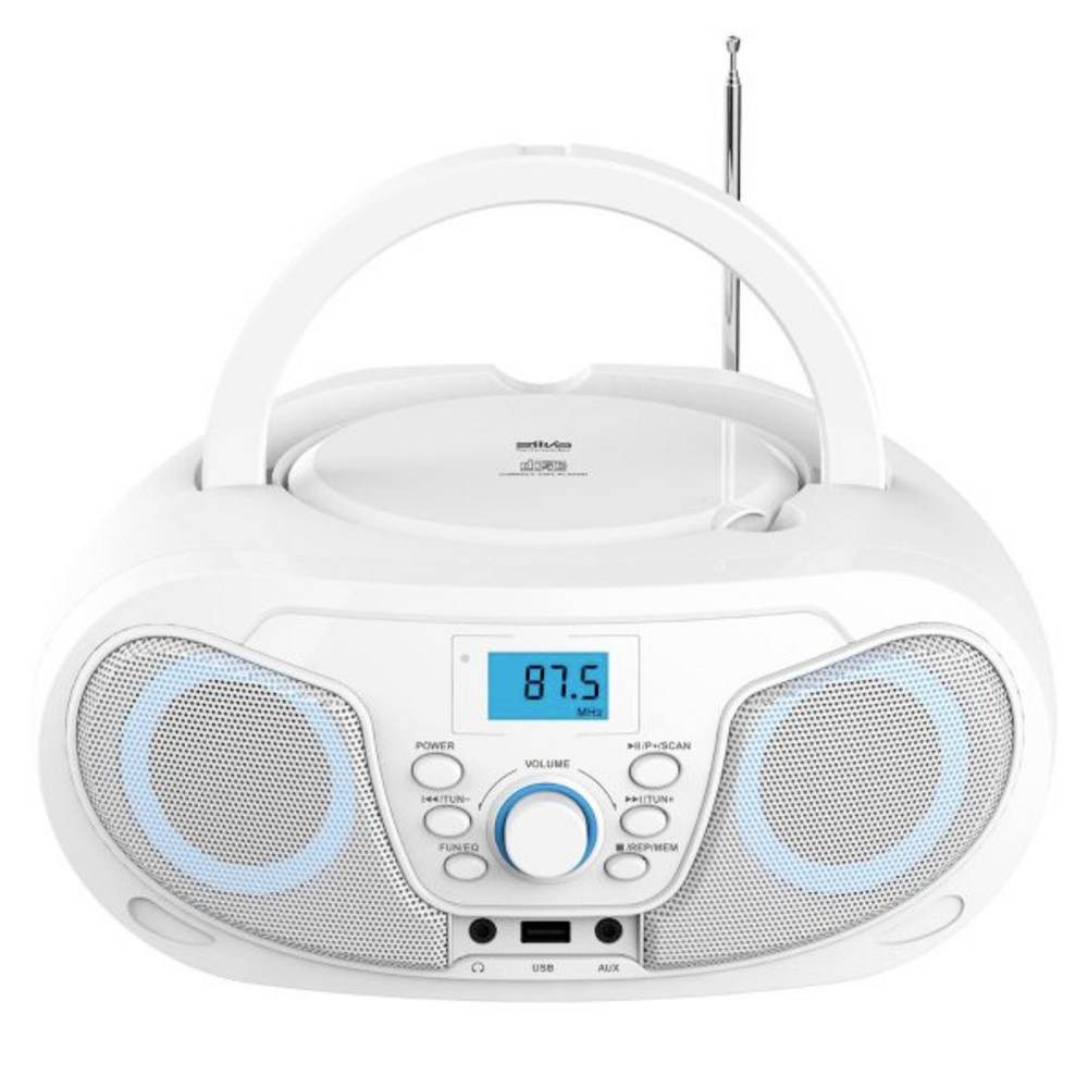 Silva Schneider MPC 25.4 USB weiß CD-Radio Weiß MPC 25.4 WS Radio