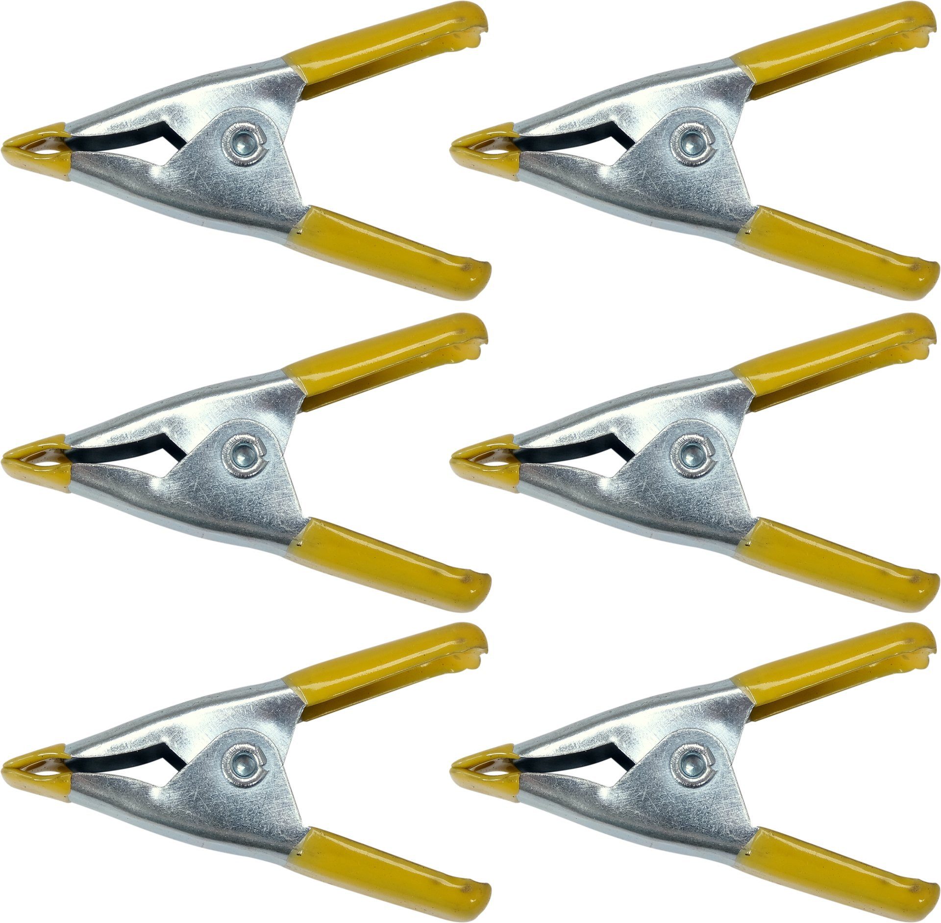 Schraubzwinge Clips à ressort 50 mm, jeu complet de 6 pièces