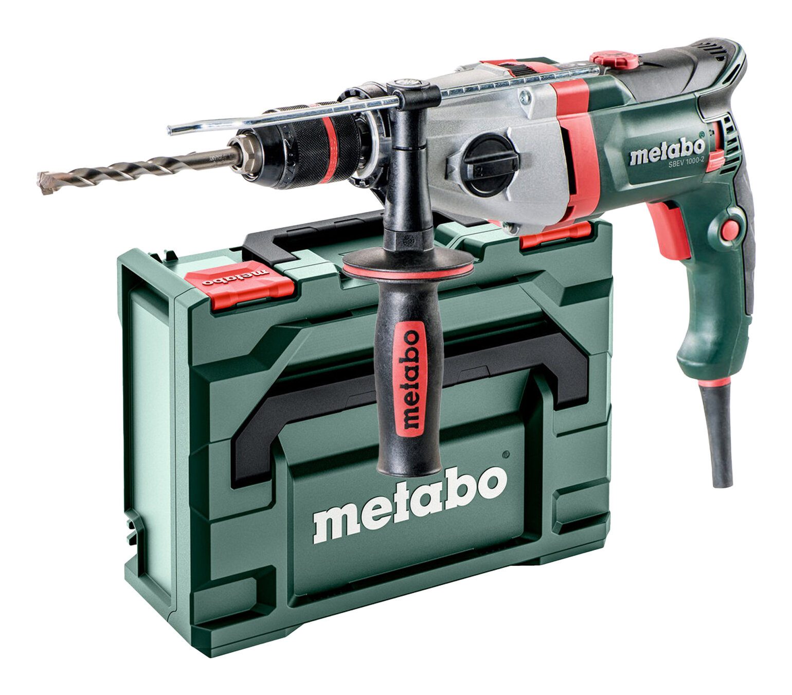 metabo Schlagbohrmaschine SBEV 1000-2, 230 V, Mit Schnellspannbohrfutter Futuro Plus inkl. metaBOX